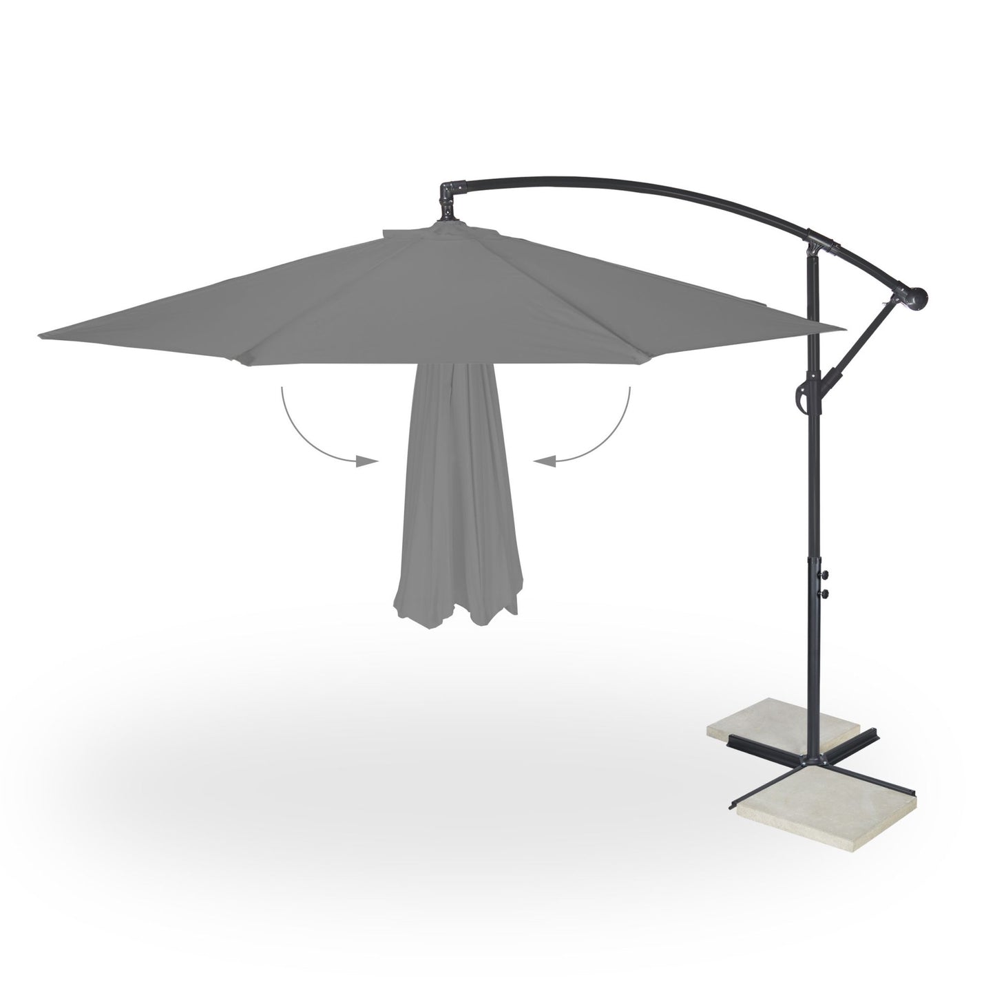 Free-hanging parasol 300 cm
