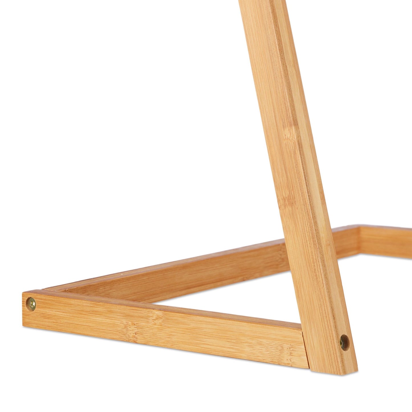 Freestanding Bamboo Towel Rack