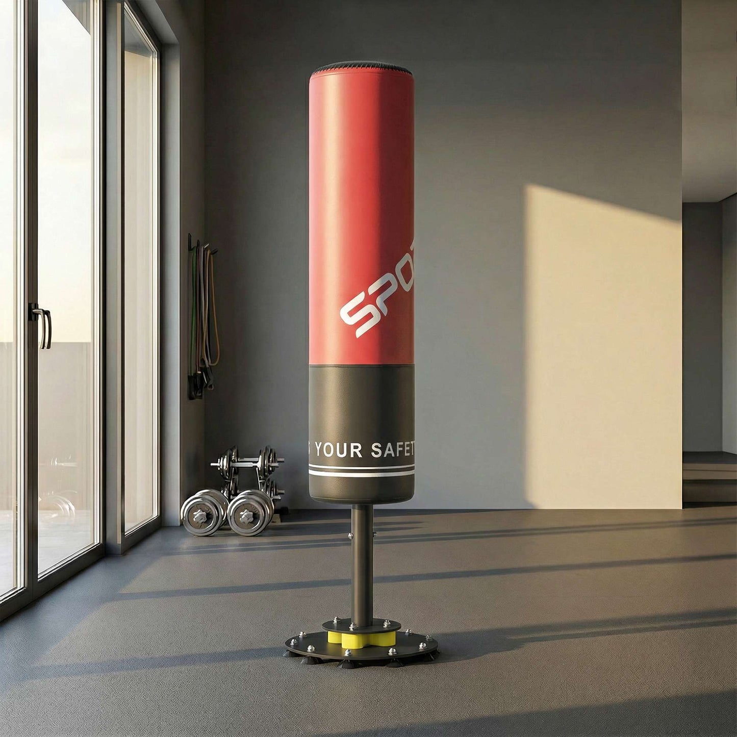 Freestanding Punching Bag for Adults, Shock-Absorbing Core