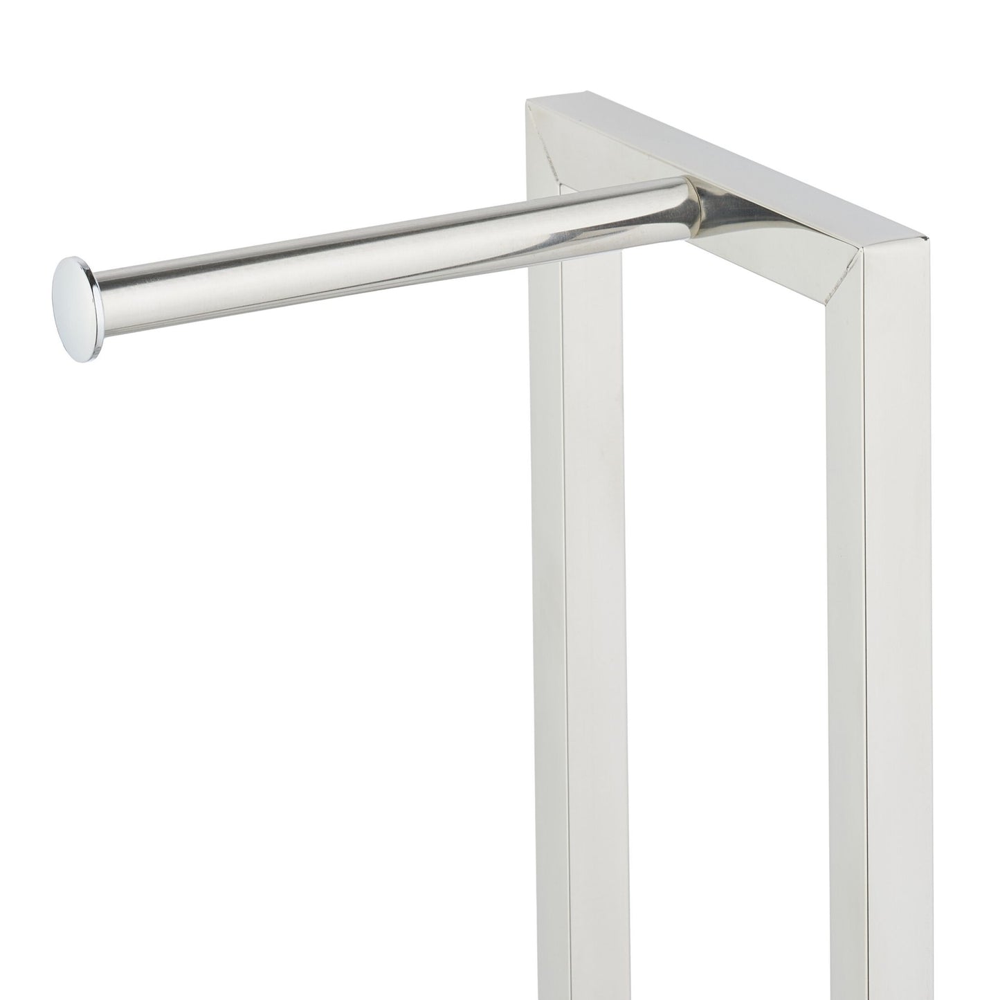 Freestanding WC set in steel & glass