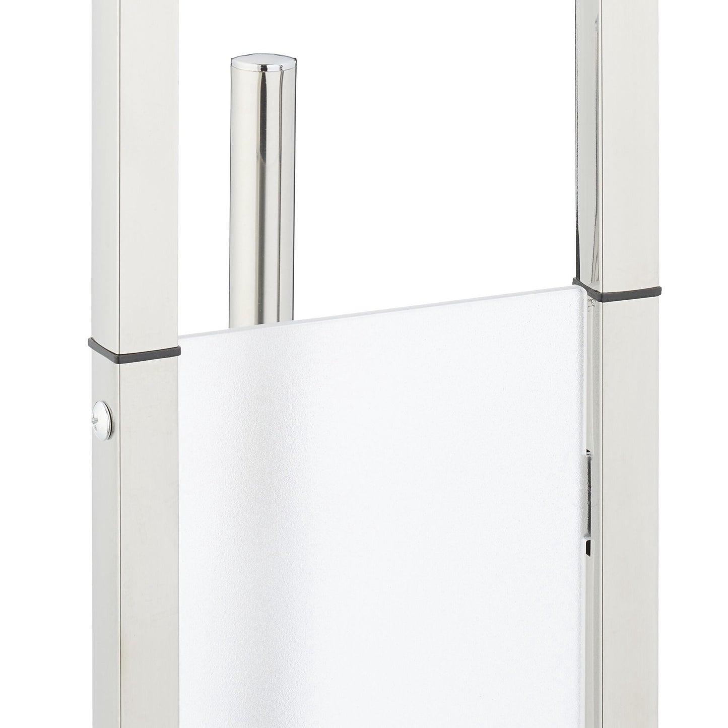 Freestanding WC set in steel & glass