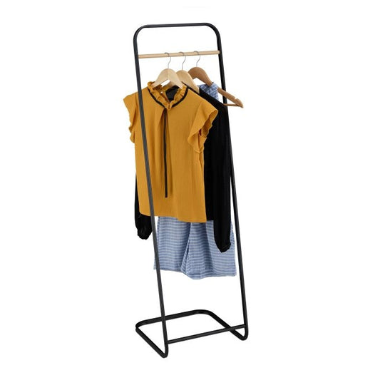 Freestanding coat hanger in metal