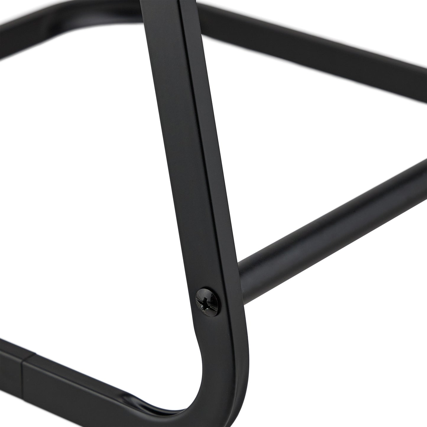 Freestanding coat hanger in metal