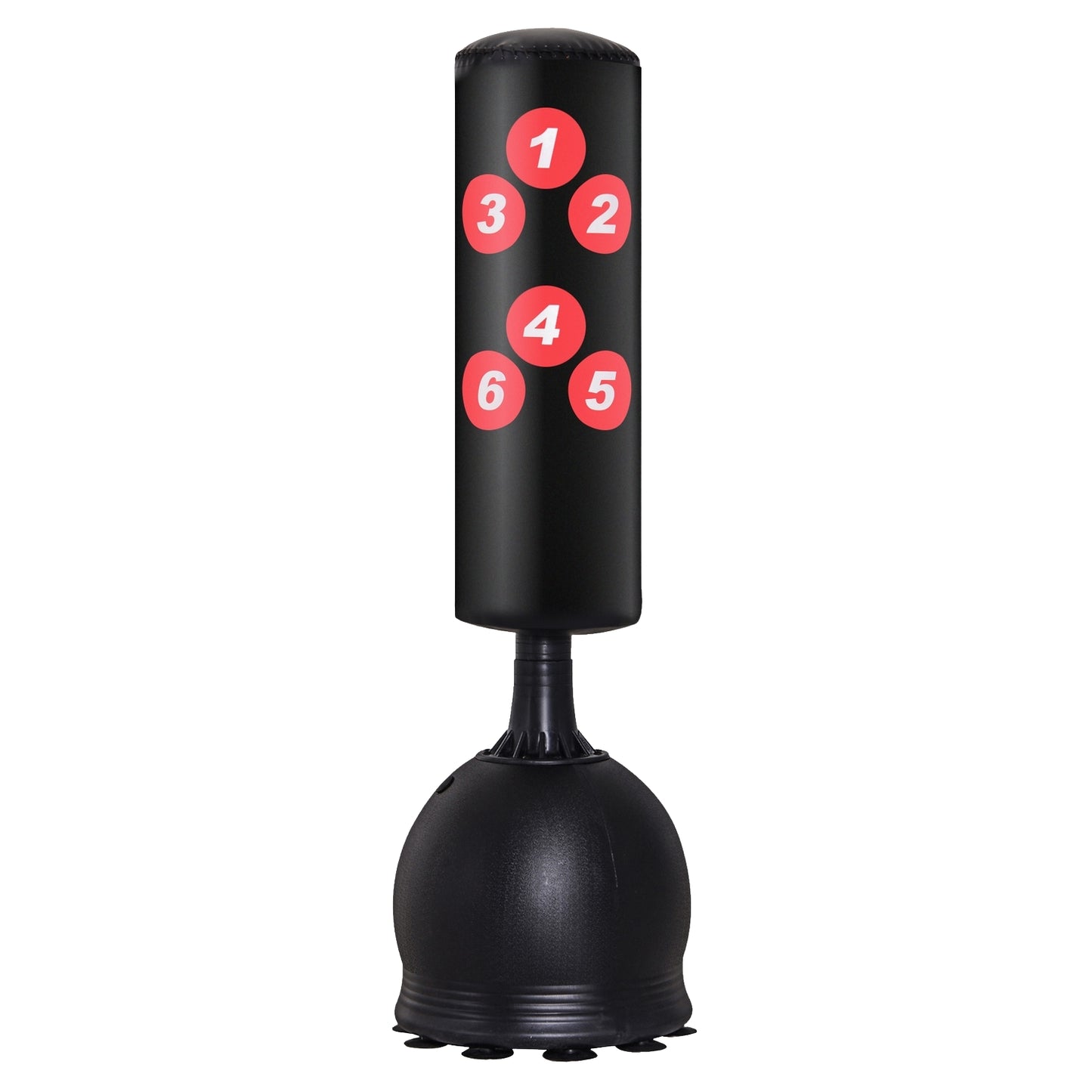 Freestanding punching bag 165cm, Heavy Duty, suction base