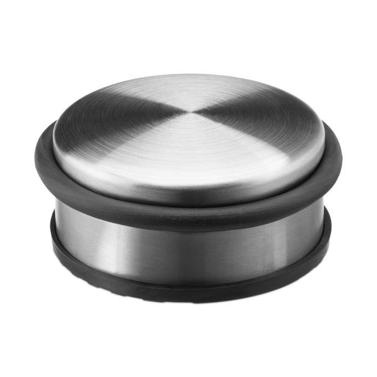 Freestanding stainless steel door stop