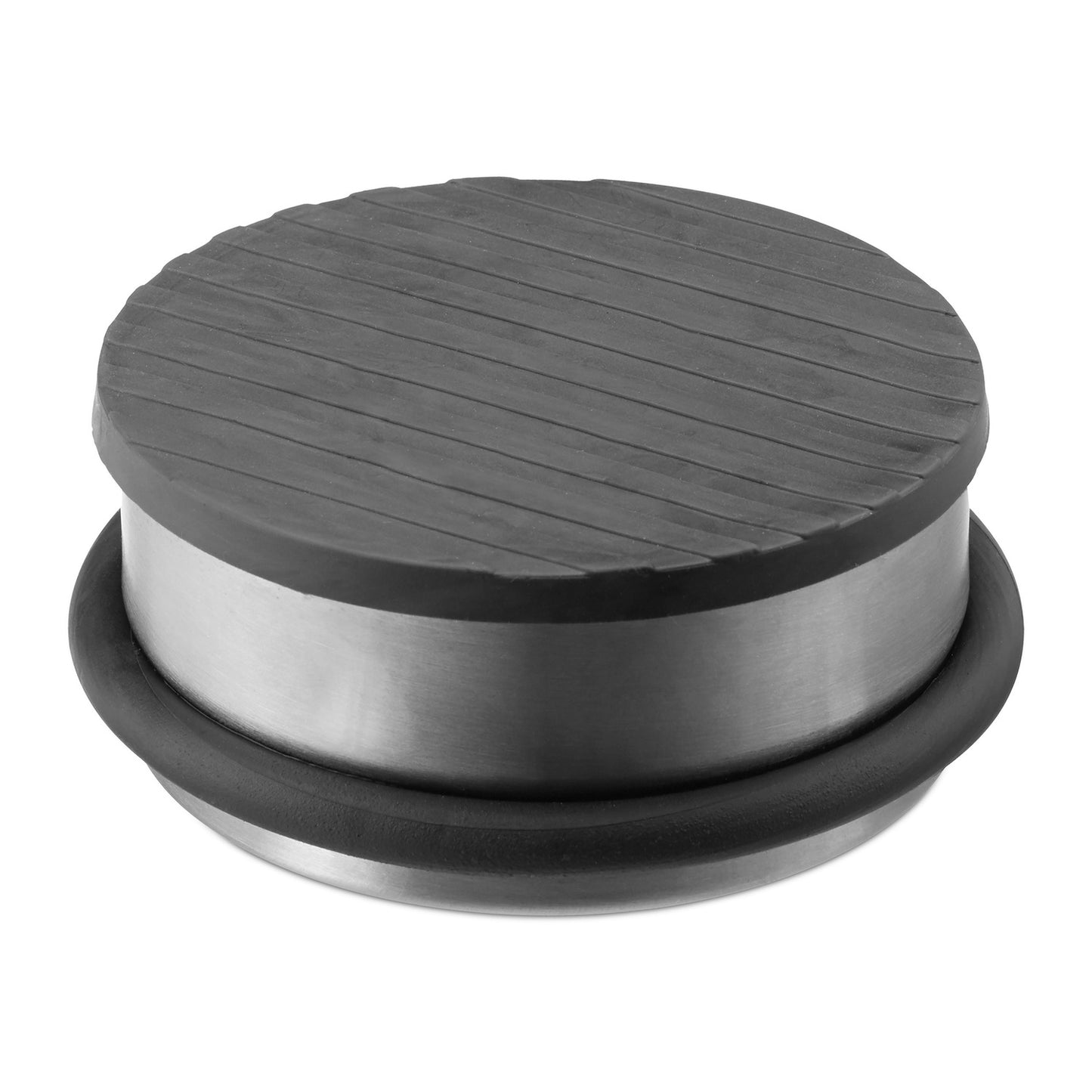 Freestanding stainless steel door stop