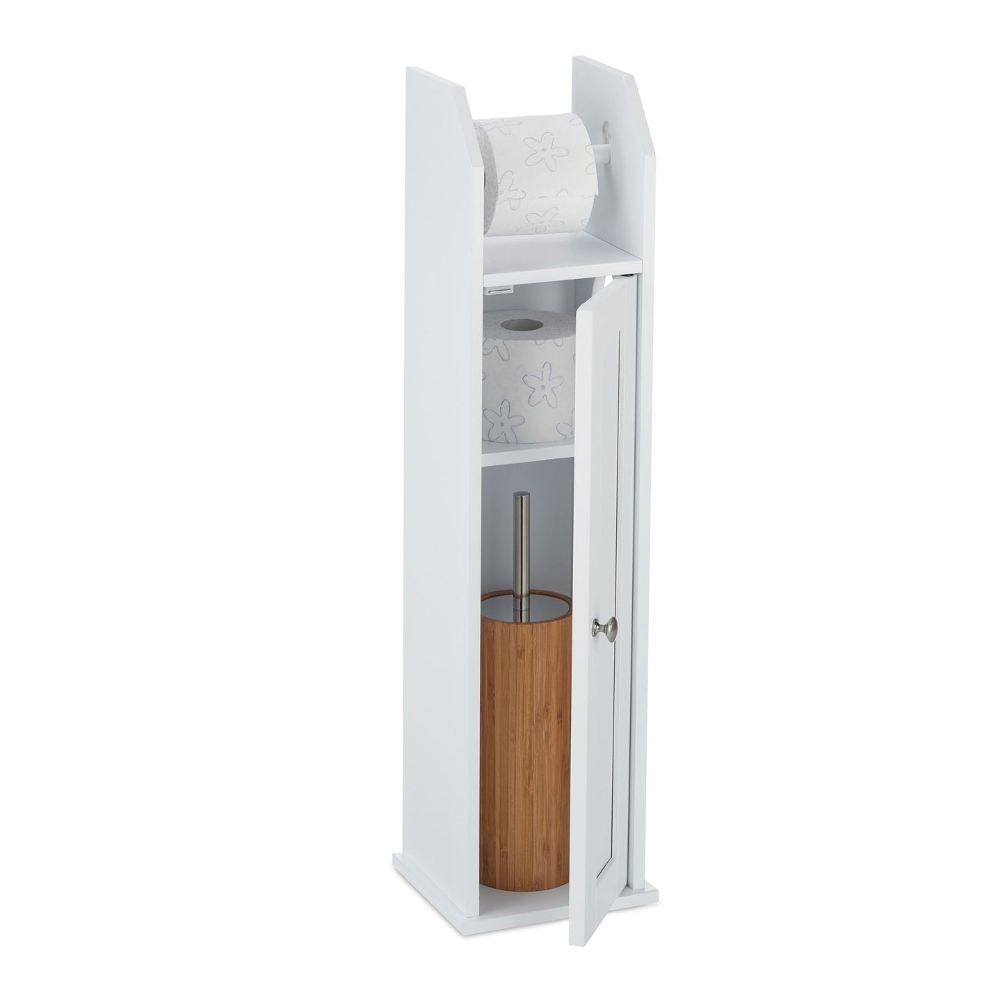 Freestanding toilet paper holder