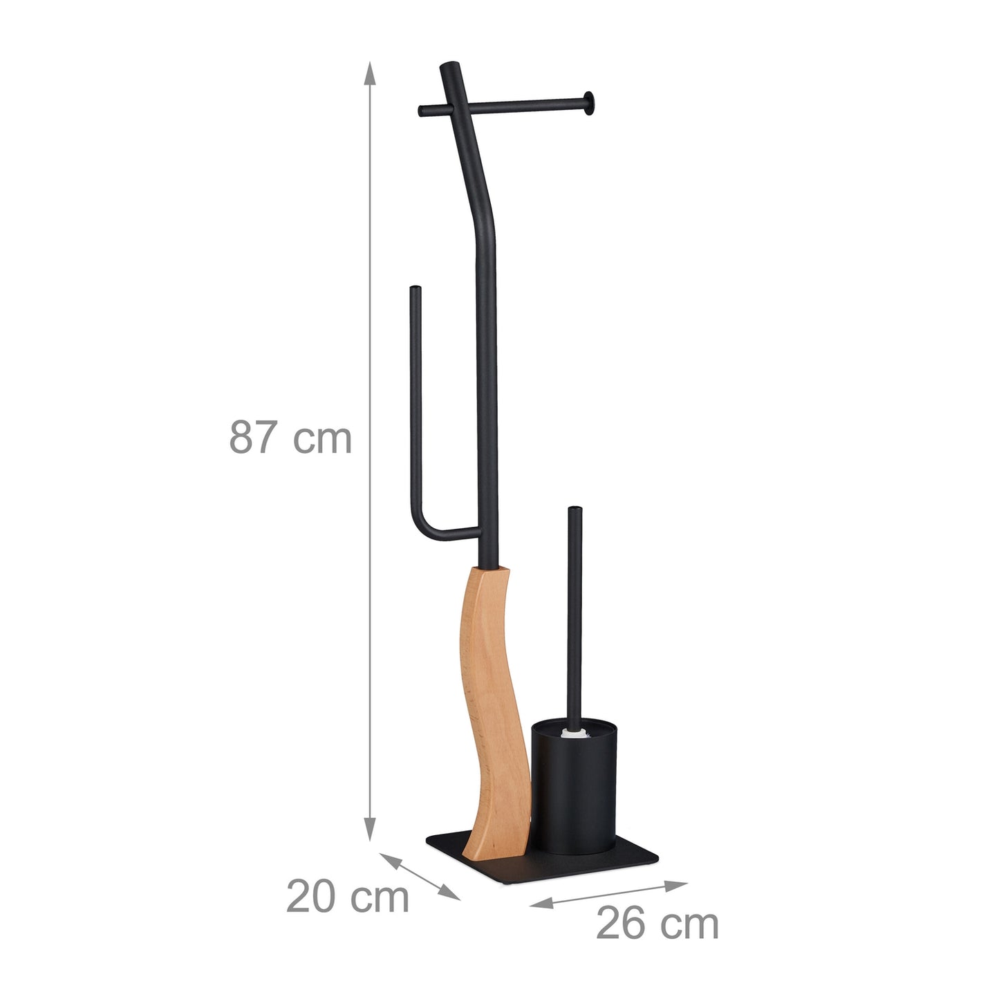 Freestanding toilet seat