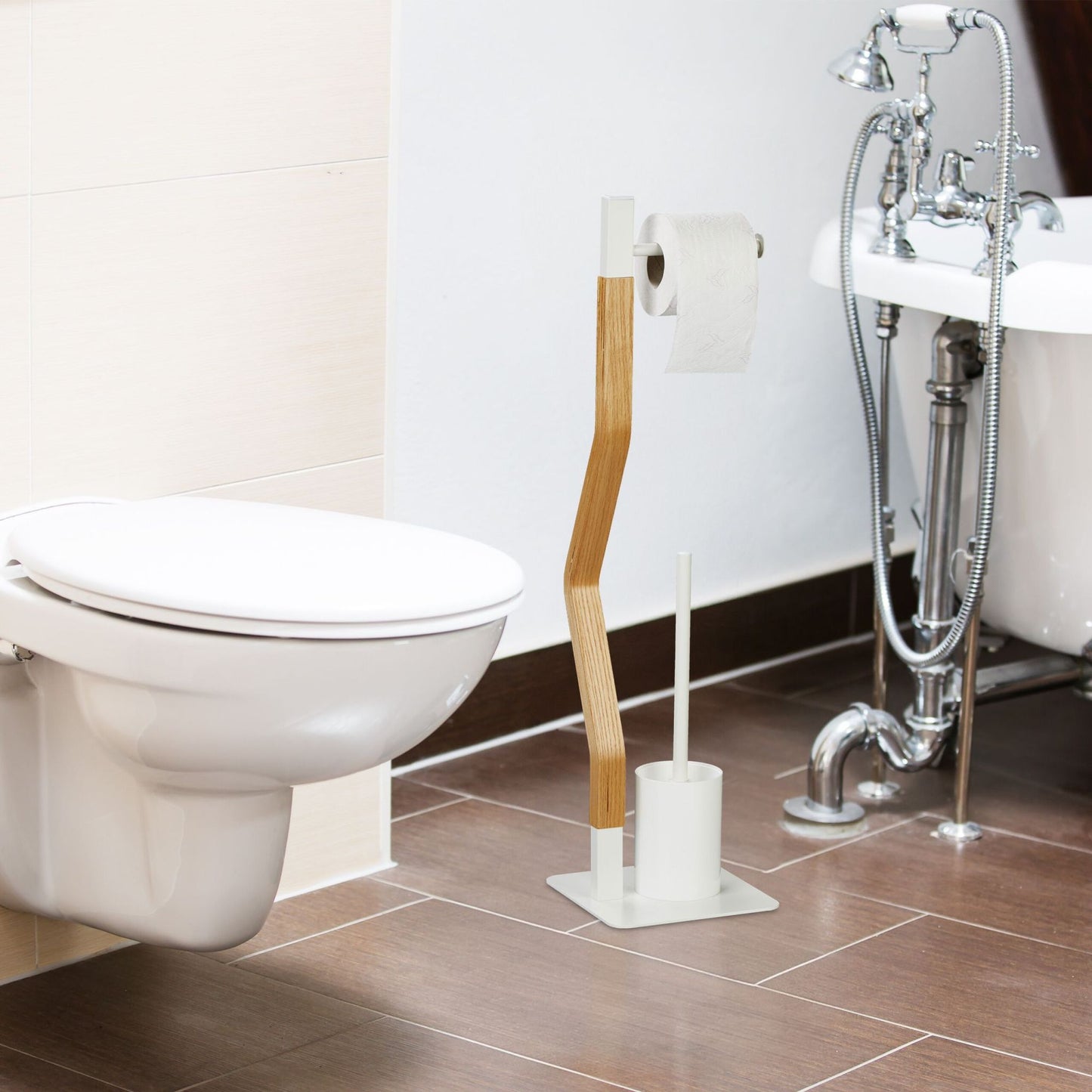 Freestanding toilet seat