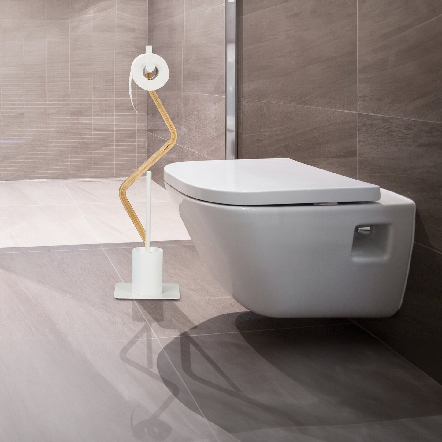 Freestanding toilet seat