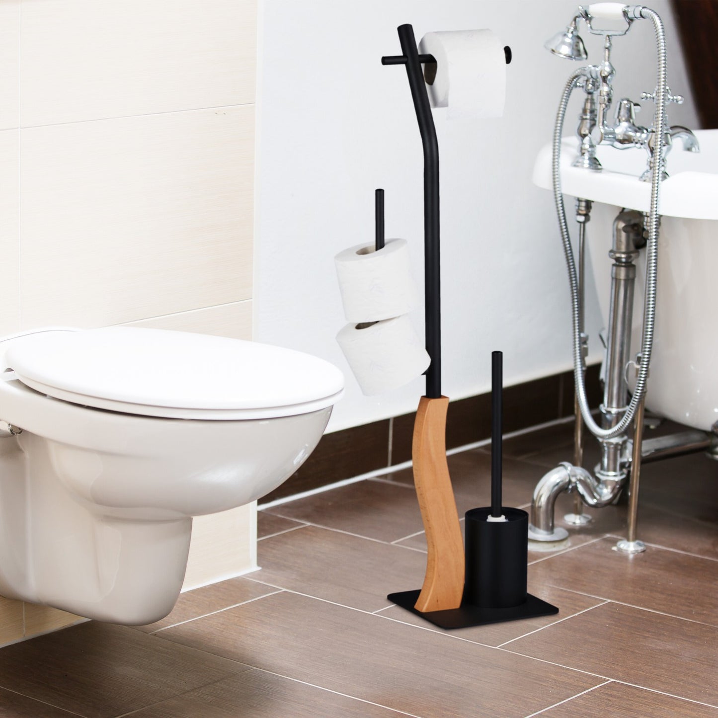 Freestanding toilet seat