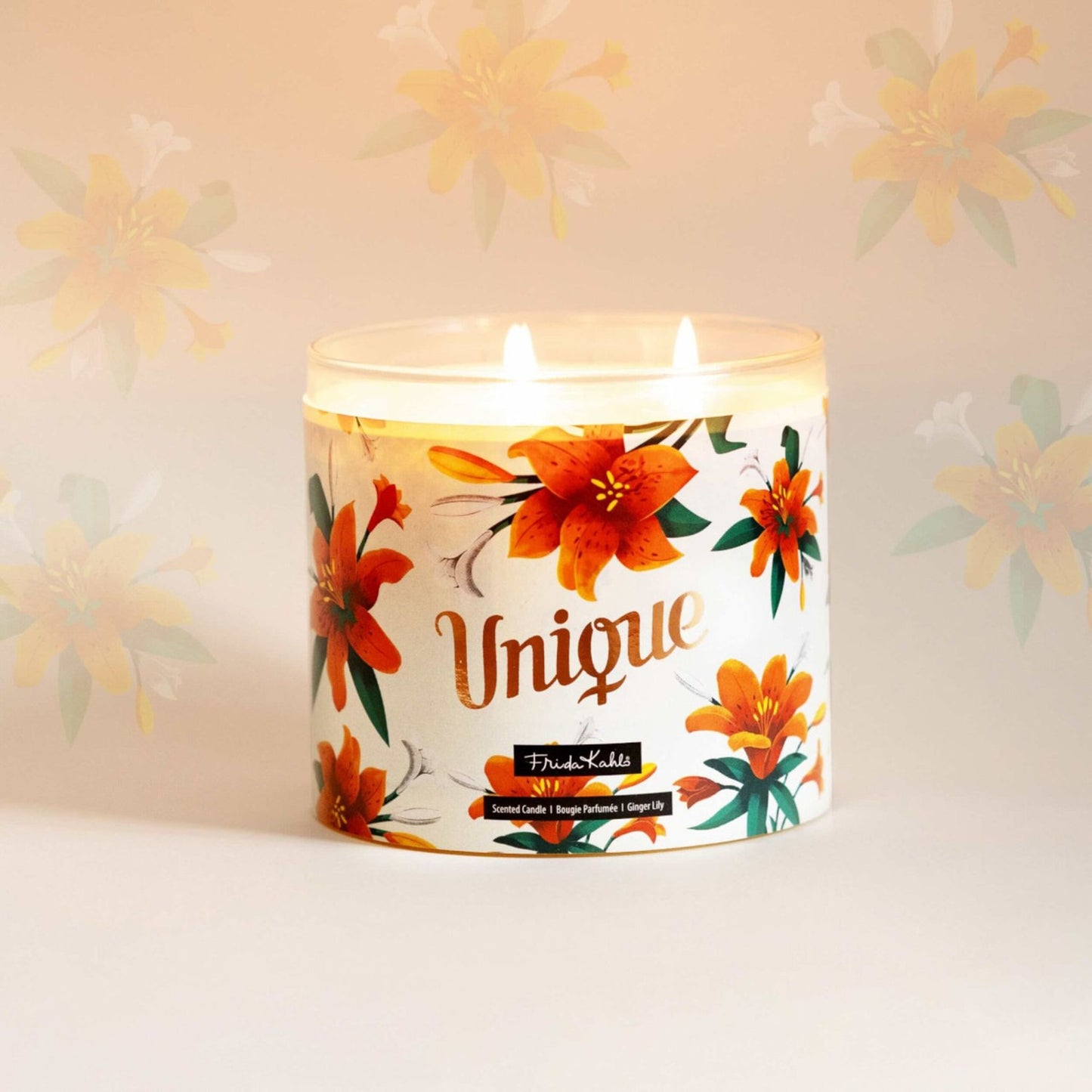Frida Kahlo Scented Candle – Artistic Glass Design