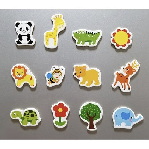Fridge magnets - animals 12 pcs 22615
