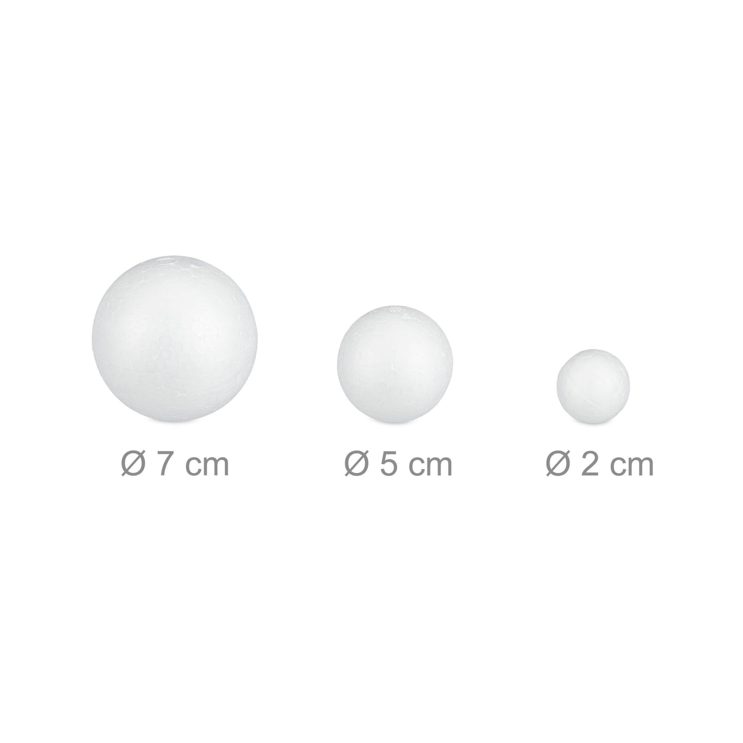 Frigolite balls set of 72