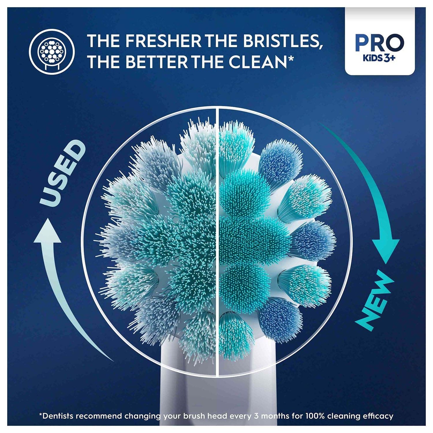 Frozen Refill Brush Heads, Pack of 4