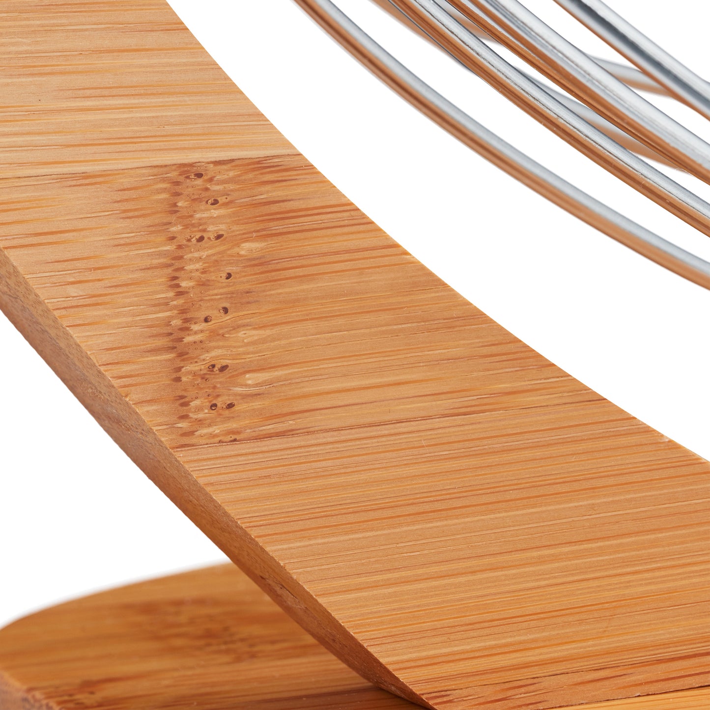 Fruit Basket Bamboo Stainless Steel