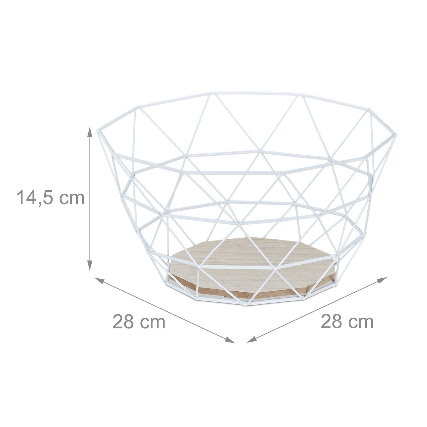Fruit basket with lattice design