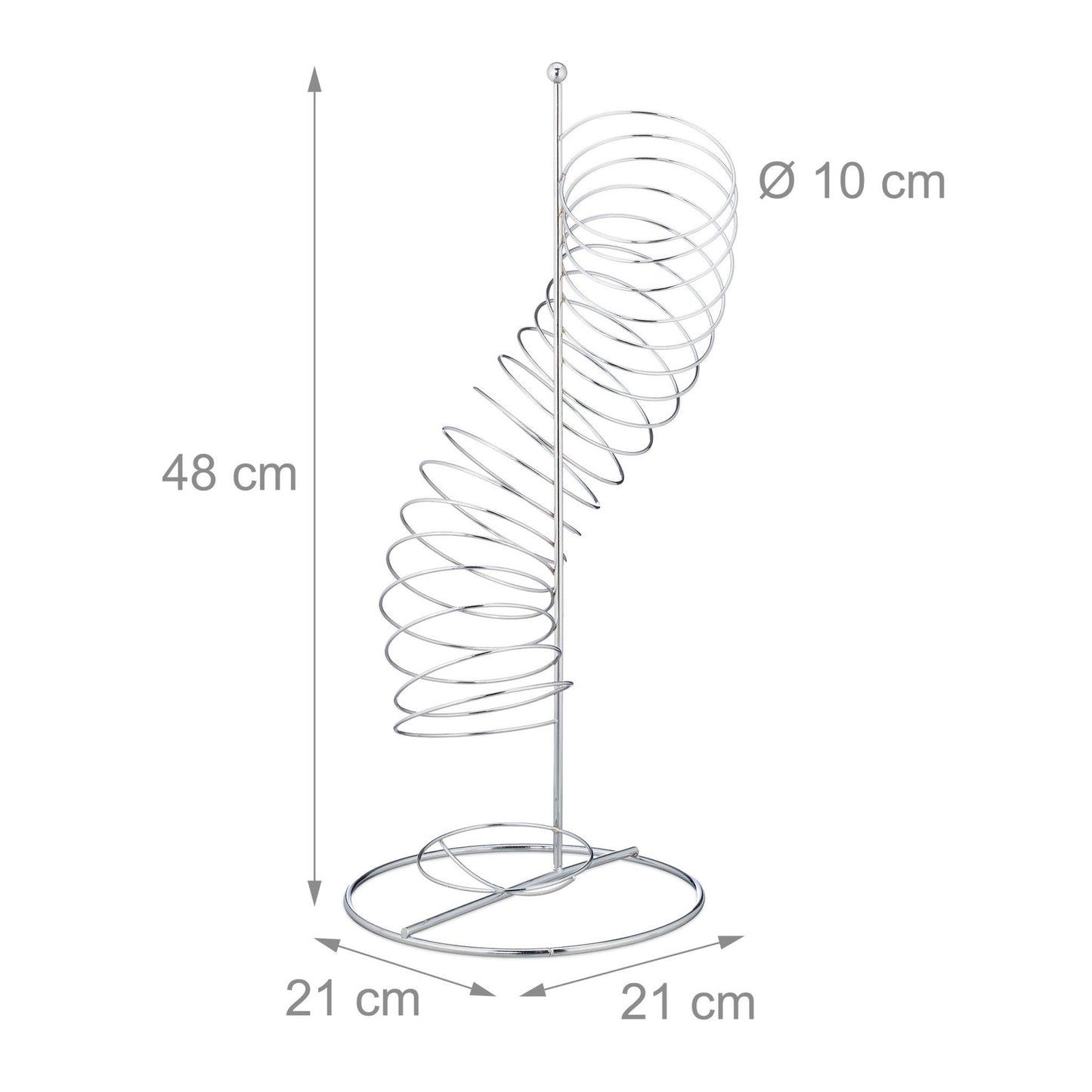 Fruit holder Spiral Metal