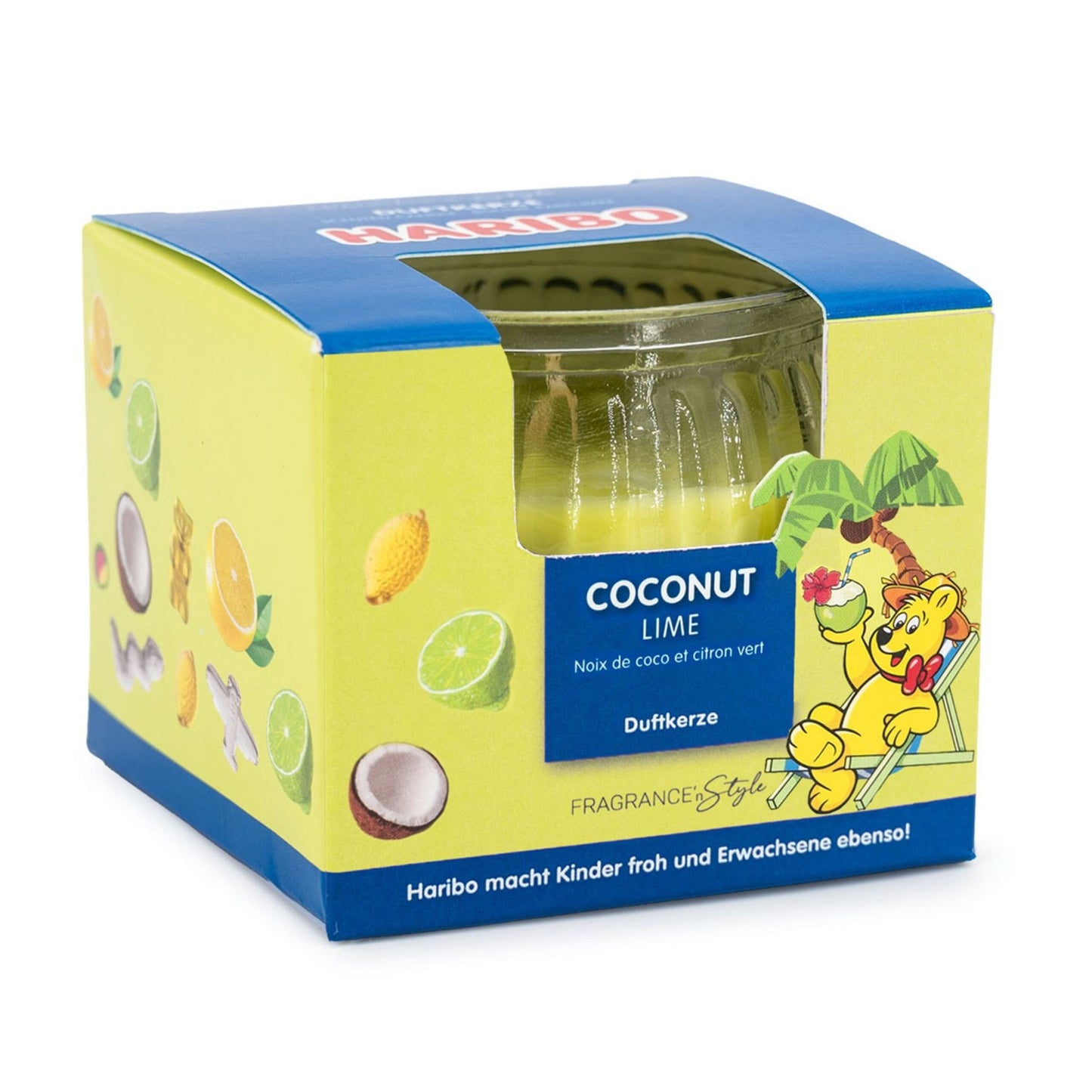 Fruity Scented Candle in Glass Jar – Gift Box