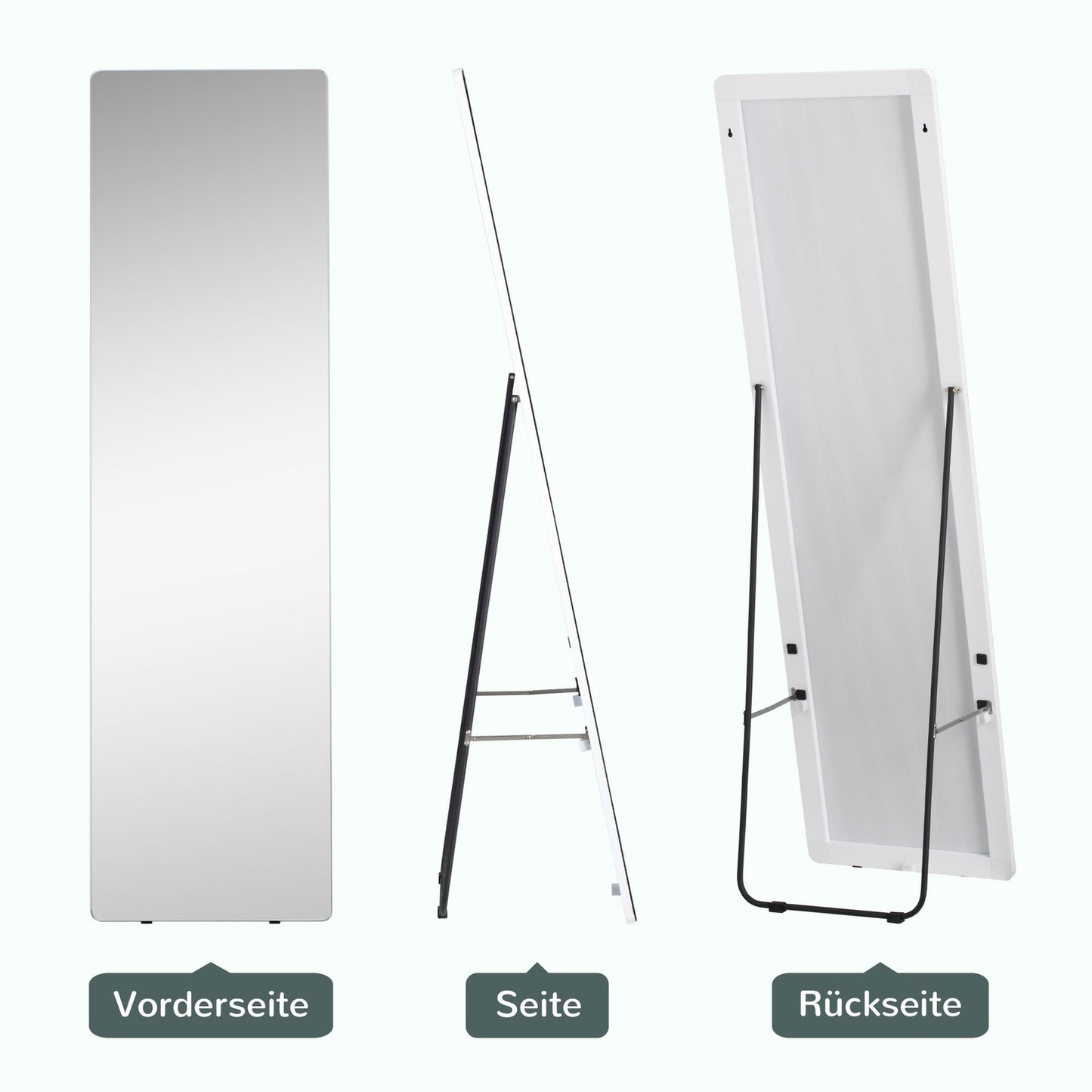 Full length 45x160 cm Silver Dressing mirror for bedroom
