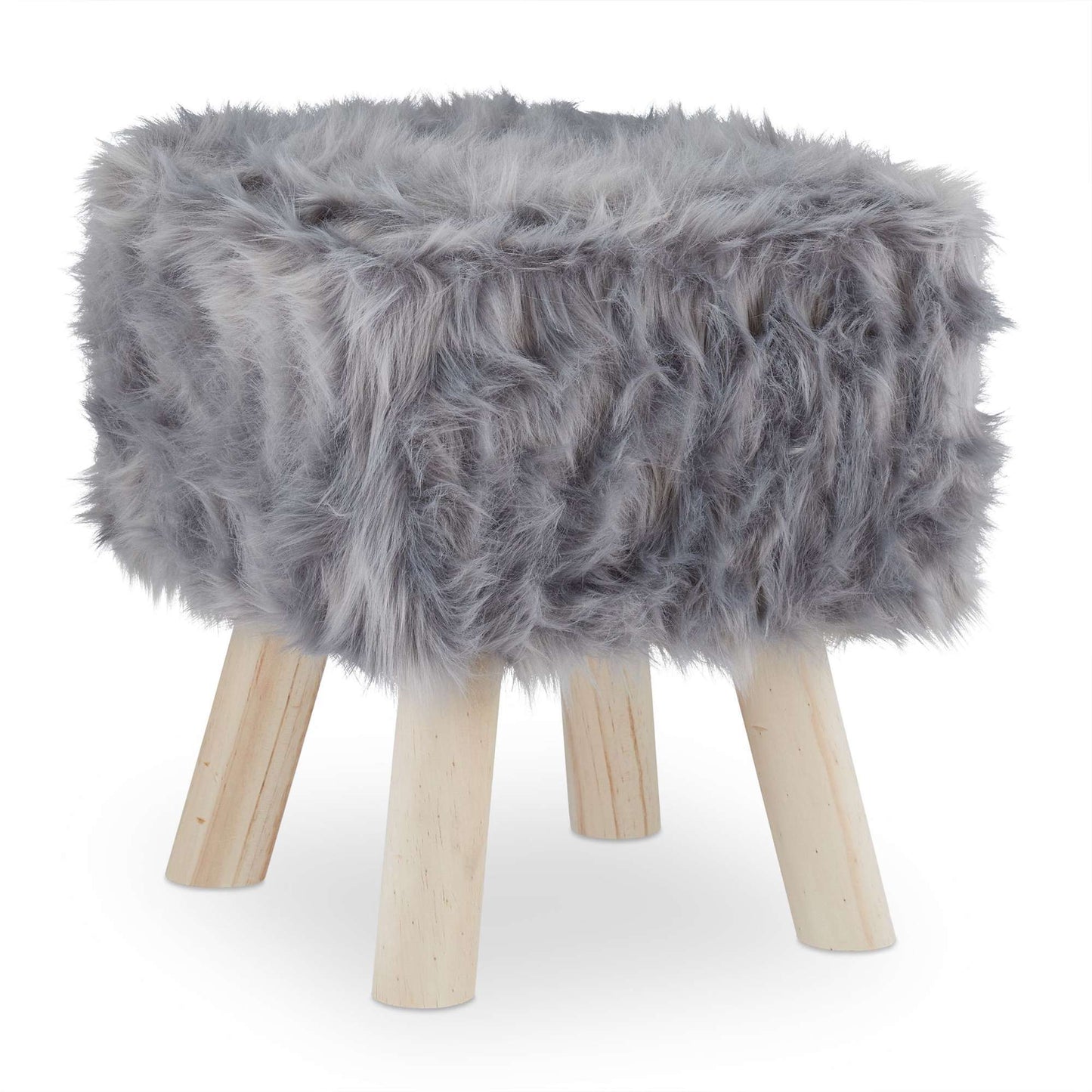 Fur Pallet Faux Fur Gray