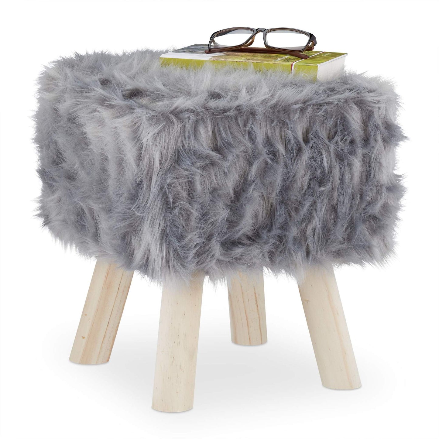 Fur Pallet Faux Fur Gray