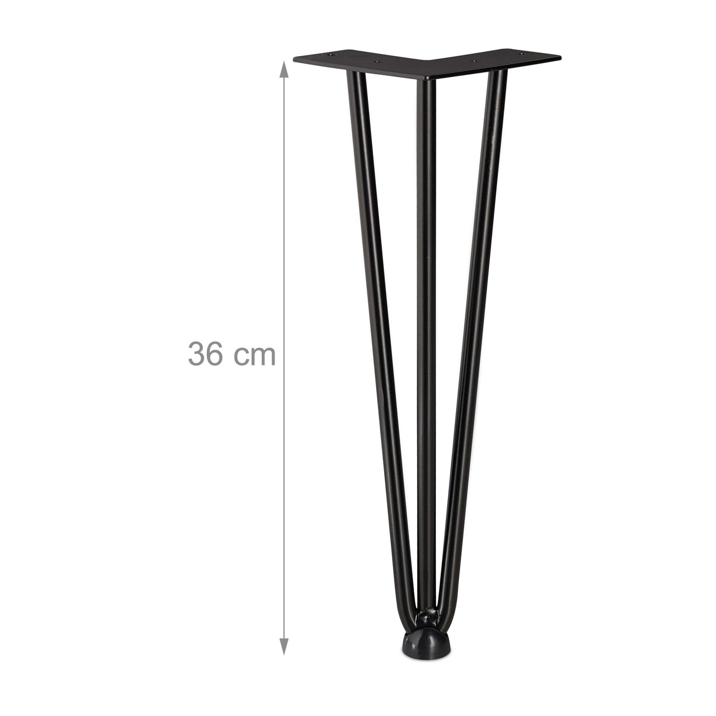 Furniture leg hairpin set of 4