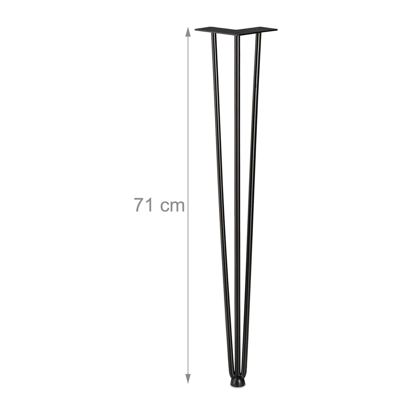 Furniture leg hairpin set of 4