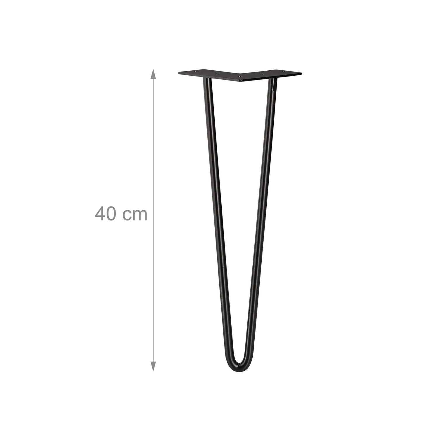 Furniture leg hairpin set of 4