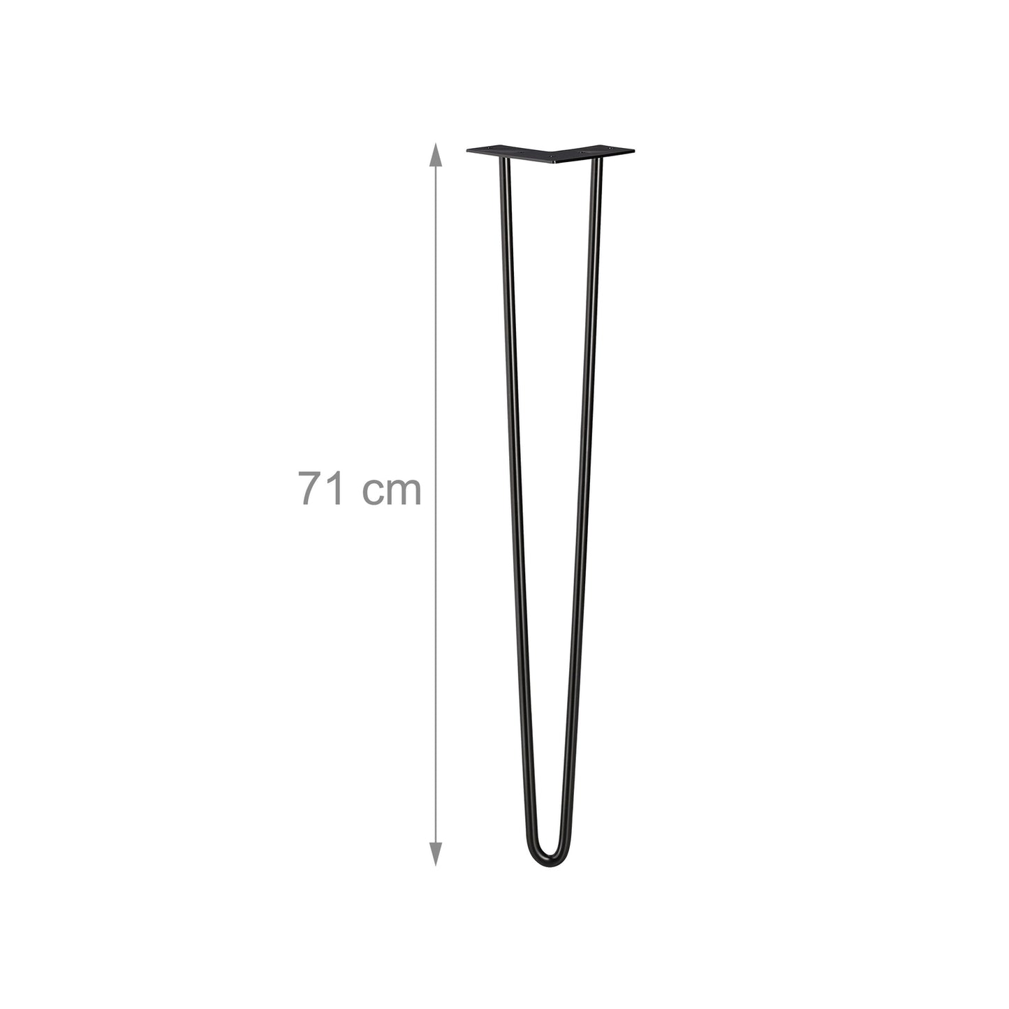 Furniture leg hairpin set of 4