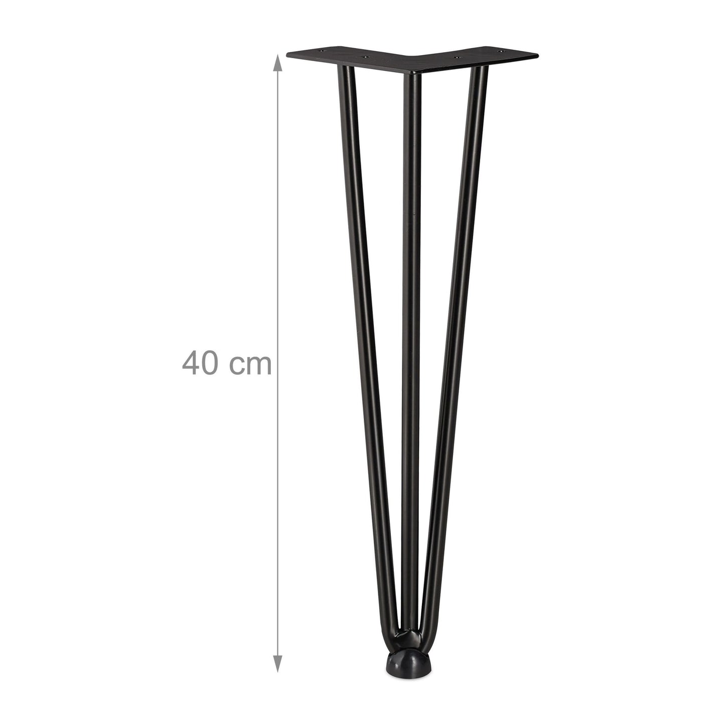 Furniture leg hairpin set of 4