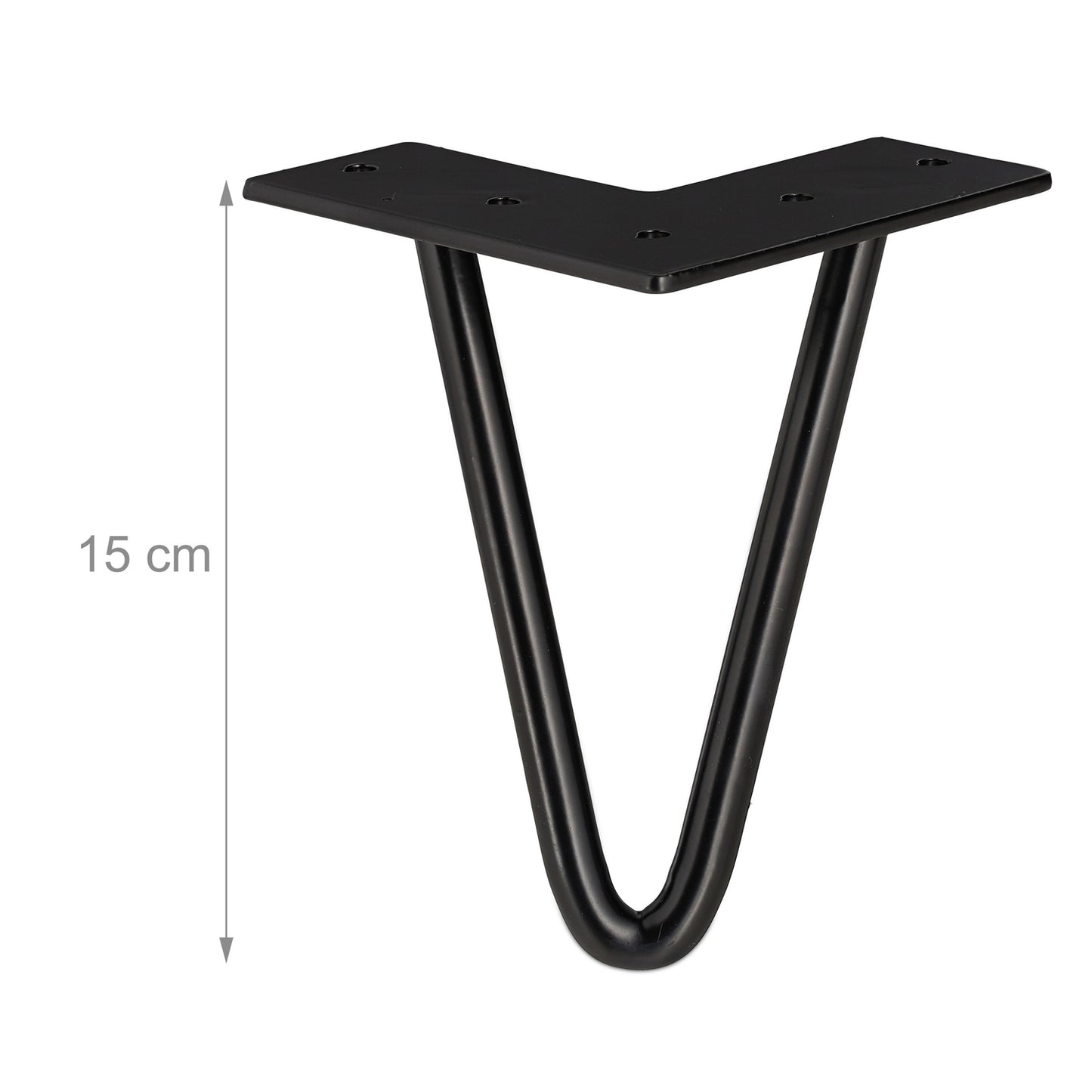 Furniture leg hairpin set of 4
