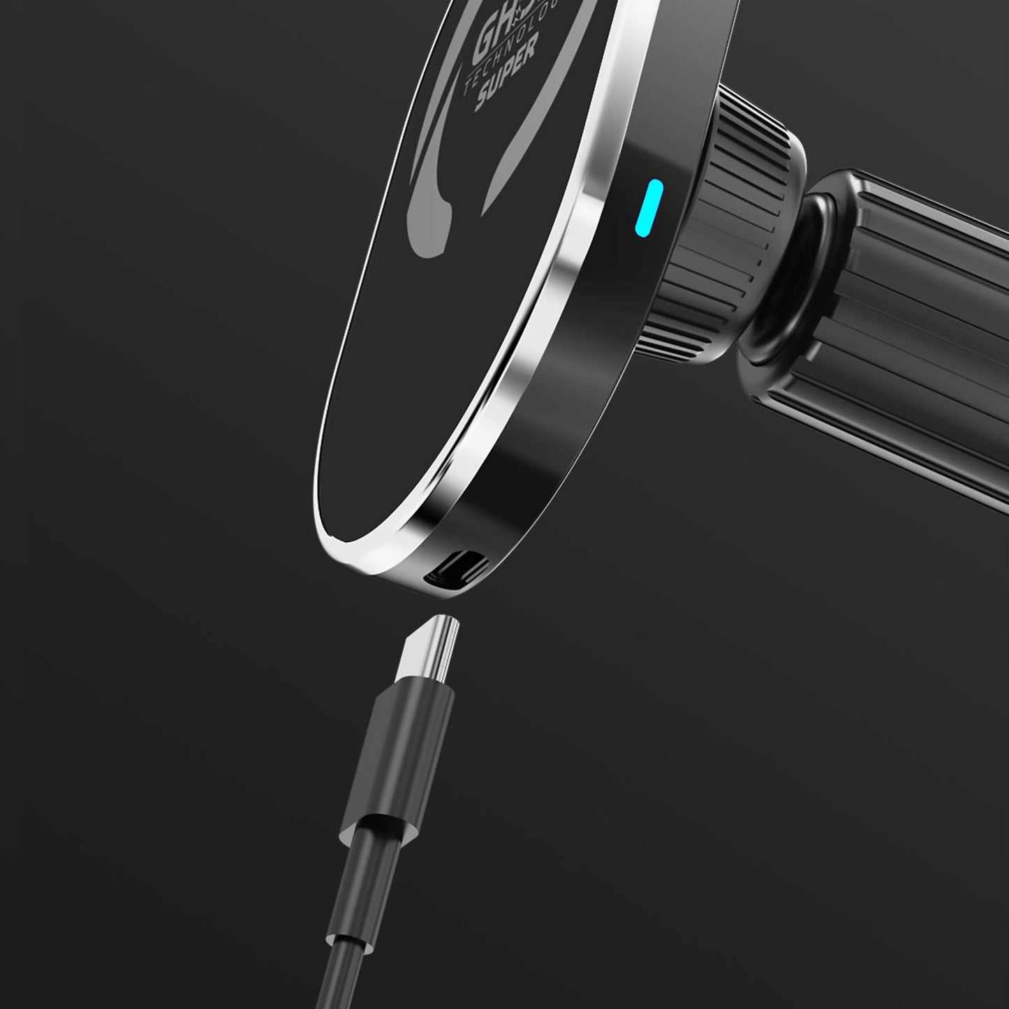 GHOSTSUPERMAGCH MagSafe car holder with wireless charging
