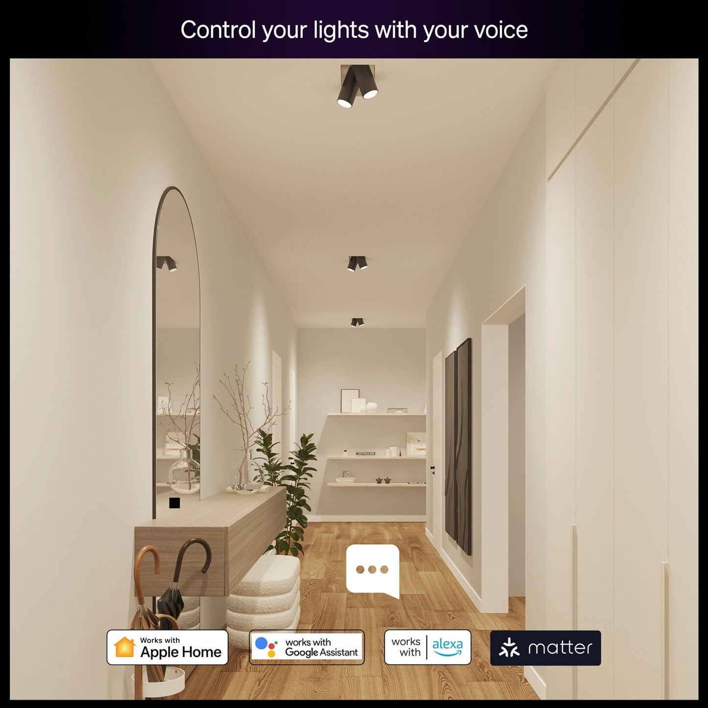 GU10 LED Bulbs, 50W, White & Color, 3-Pack