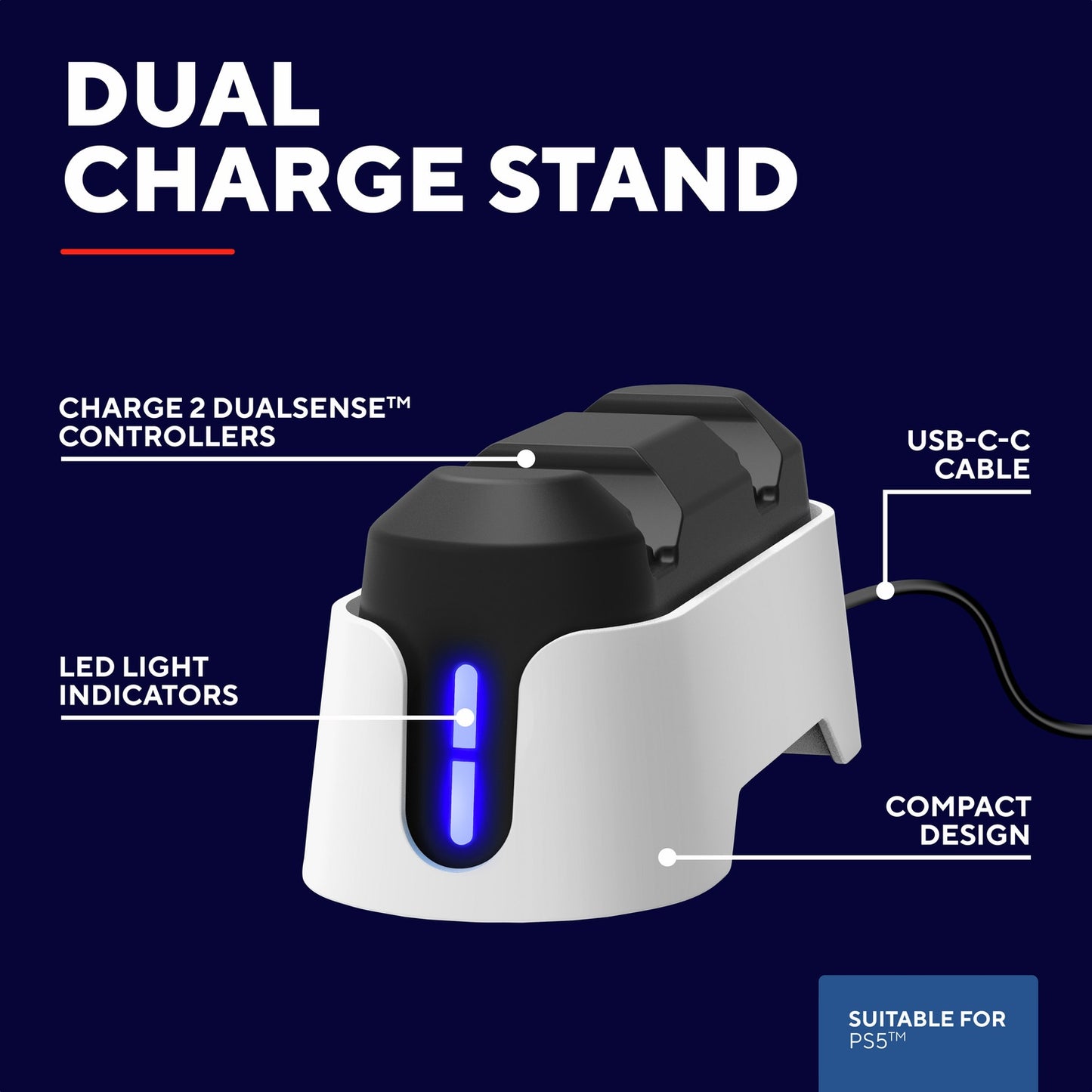 GXT 228 Dual charging dock for PS5
