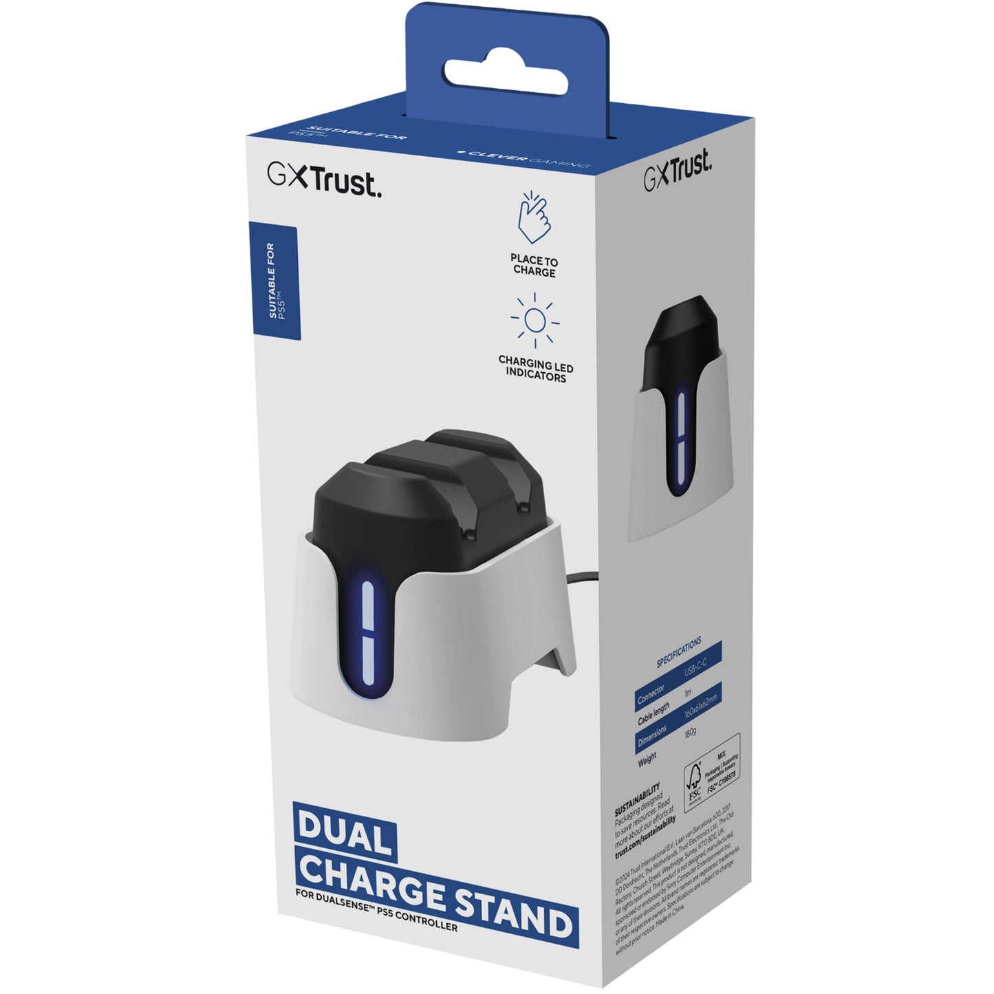 GXT 228 Dual charging dock for PS5