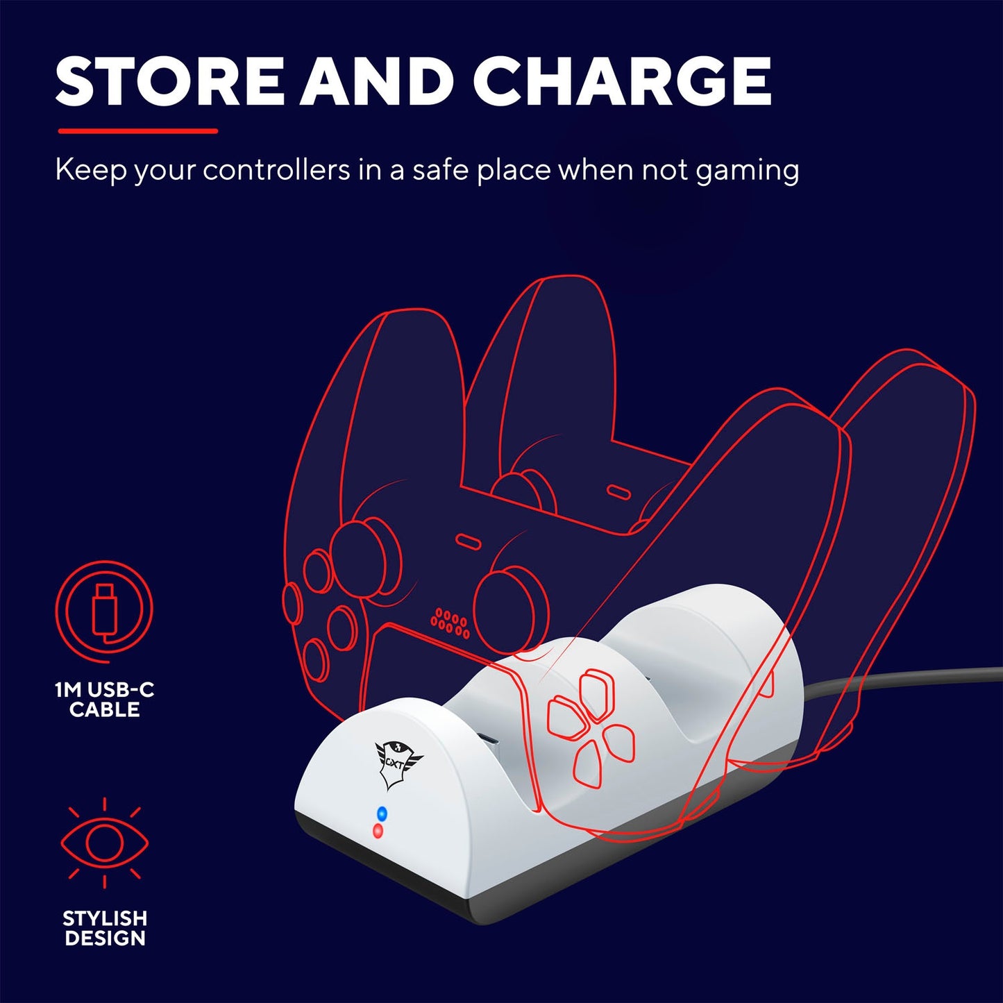 GXT 254 Duo Charging Dock PS5