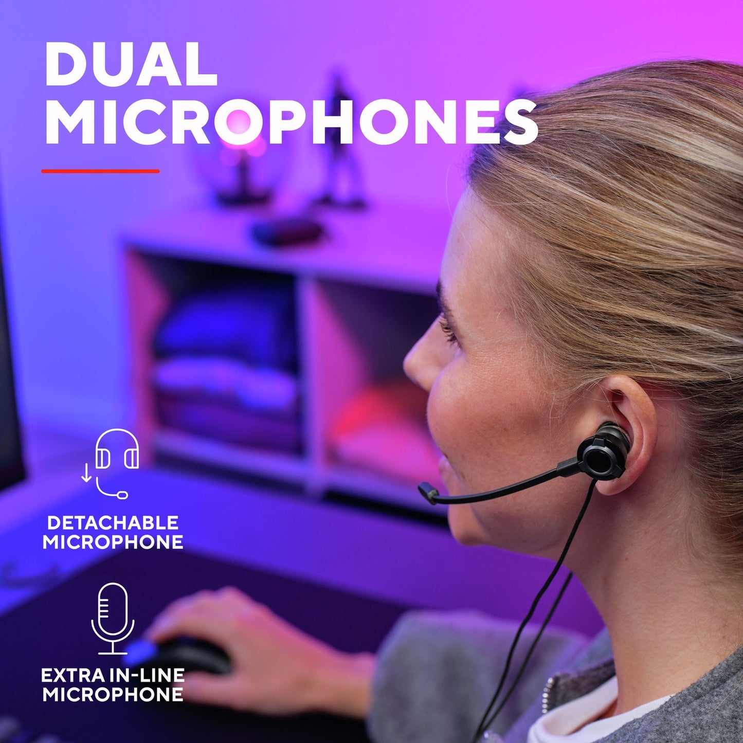 GXT 406 Pine In-ear Gaming Headset Multiplatform