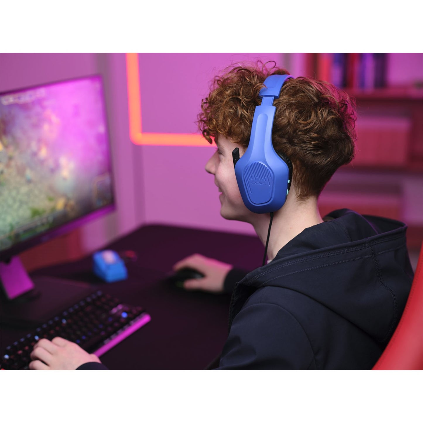 GXT 415B Zirox Gaming Headset Blue