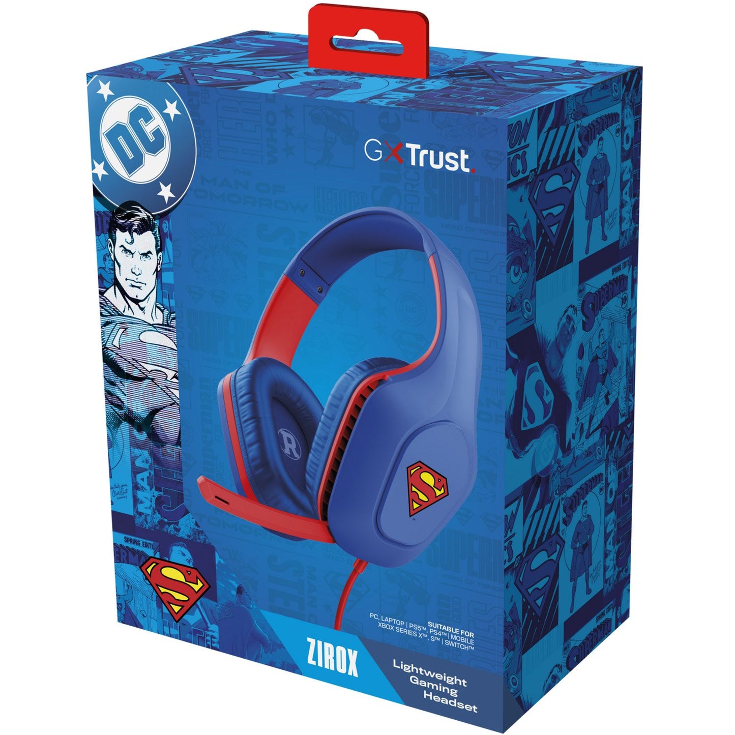 GXT 416SM Zirox Gaming Headset Superman