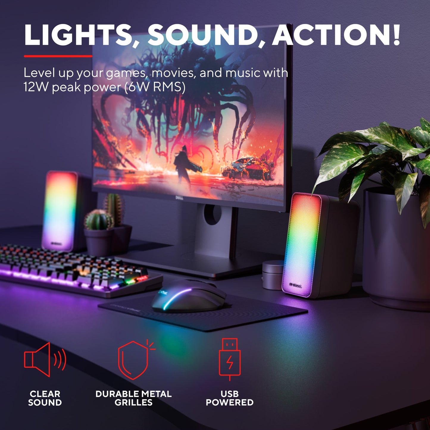 GXT 611 Wezz RGB Gaming speakers 12W