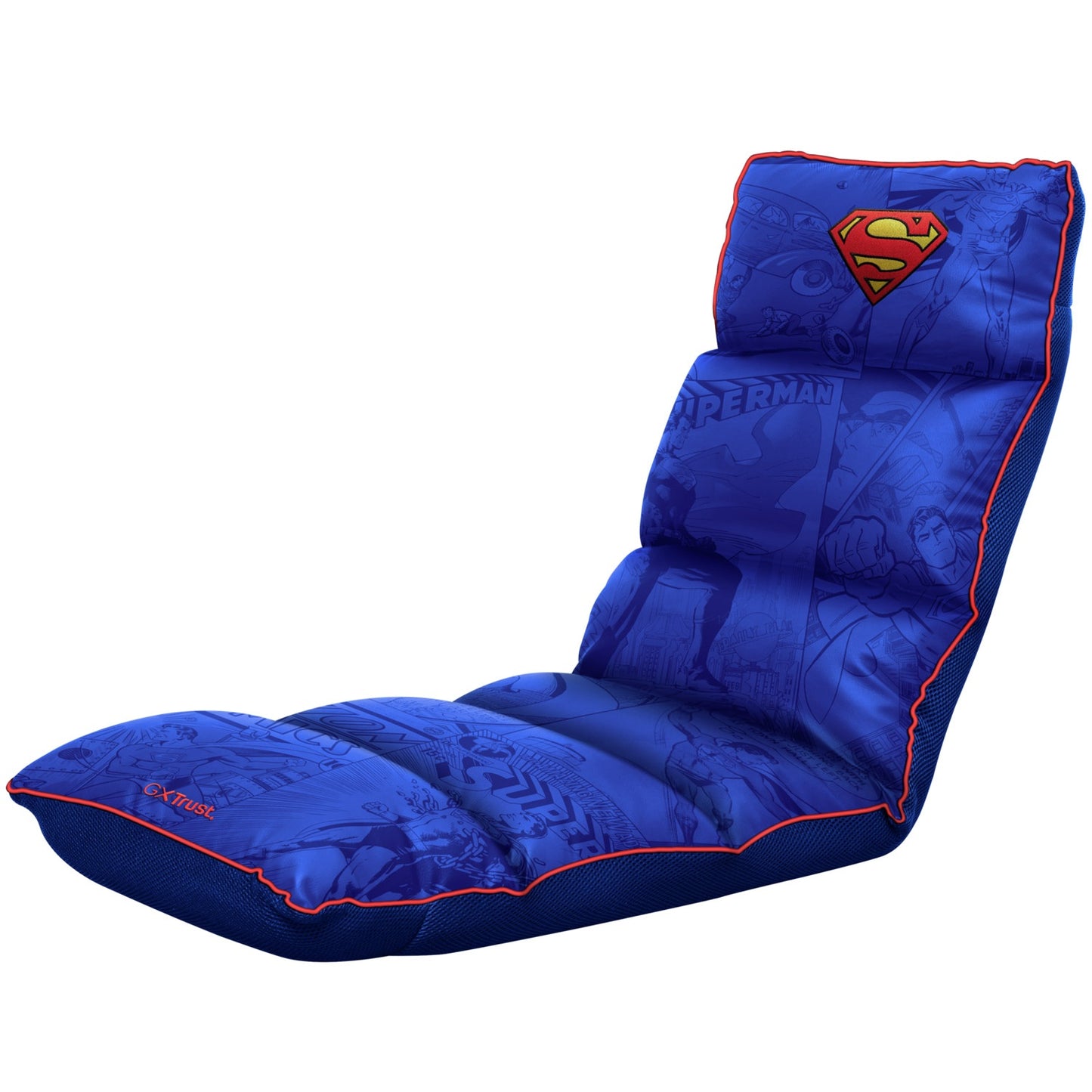 GXT 718SM Rayzee Floor Gaming Chair Black Superman