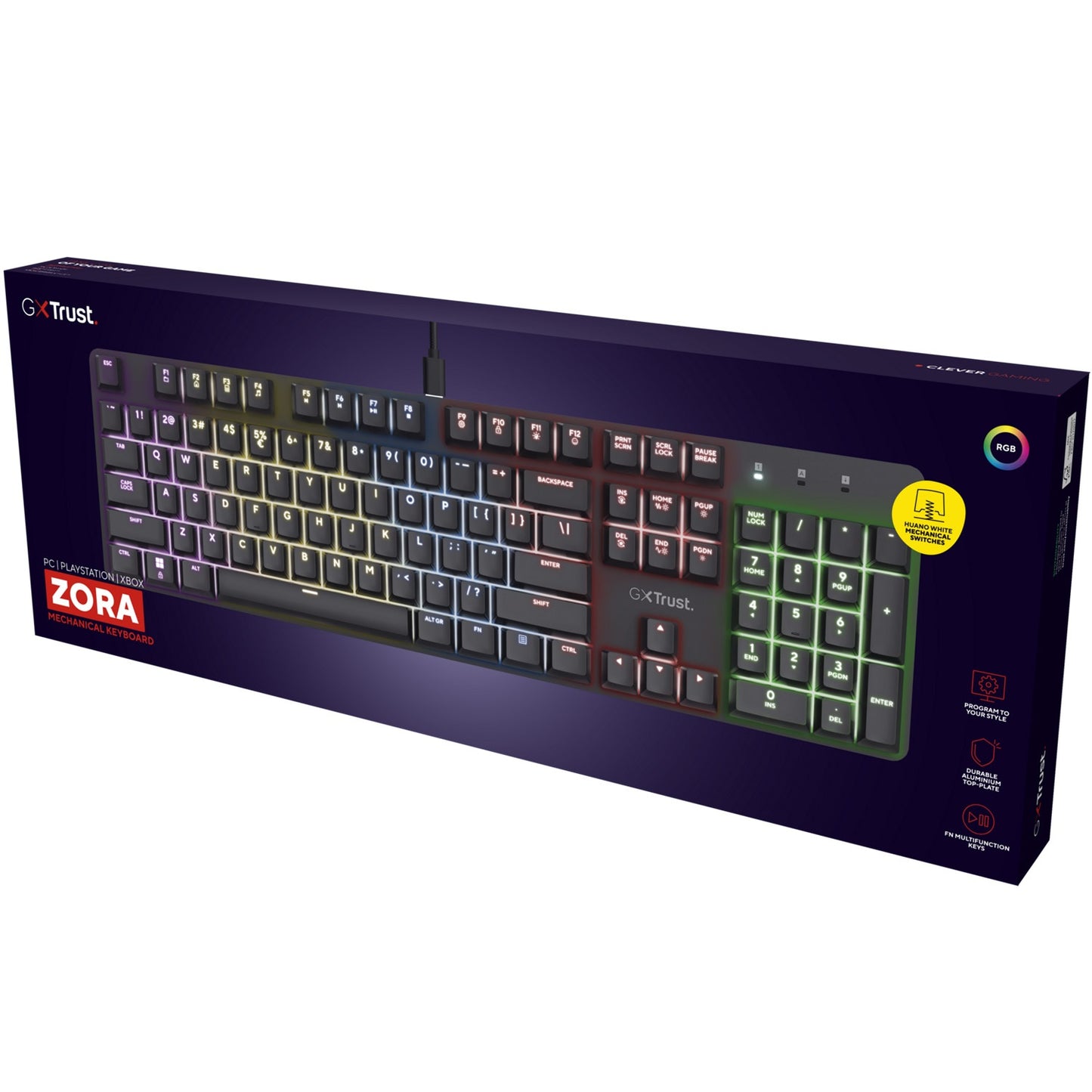 GXT 871 Zora Mechanical gaming keyboard Nordic layout