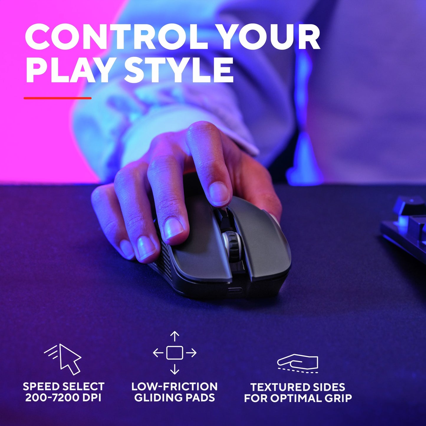 GXT 931 Ybar Wireless Gaming Mouse Black