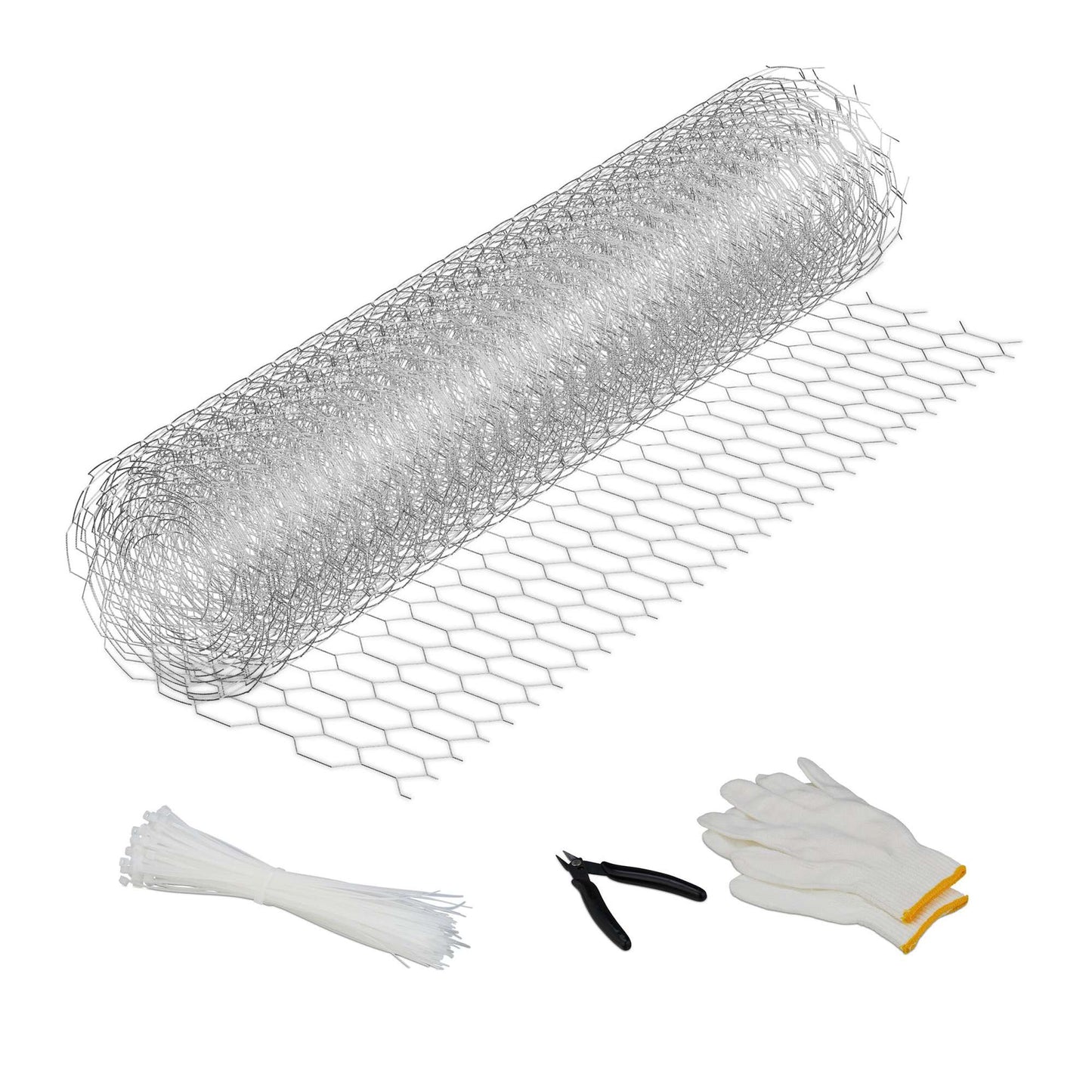 Galvanised Wire Mesh Fence, 15x25 mm, Cut to Size