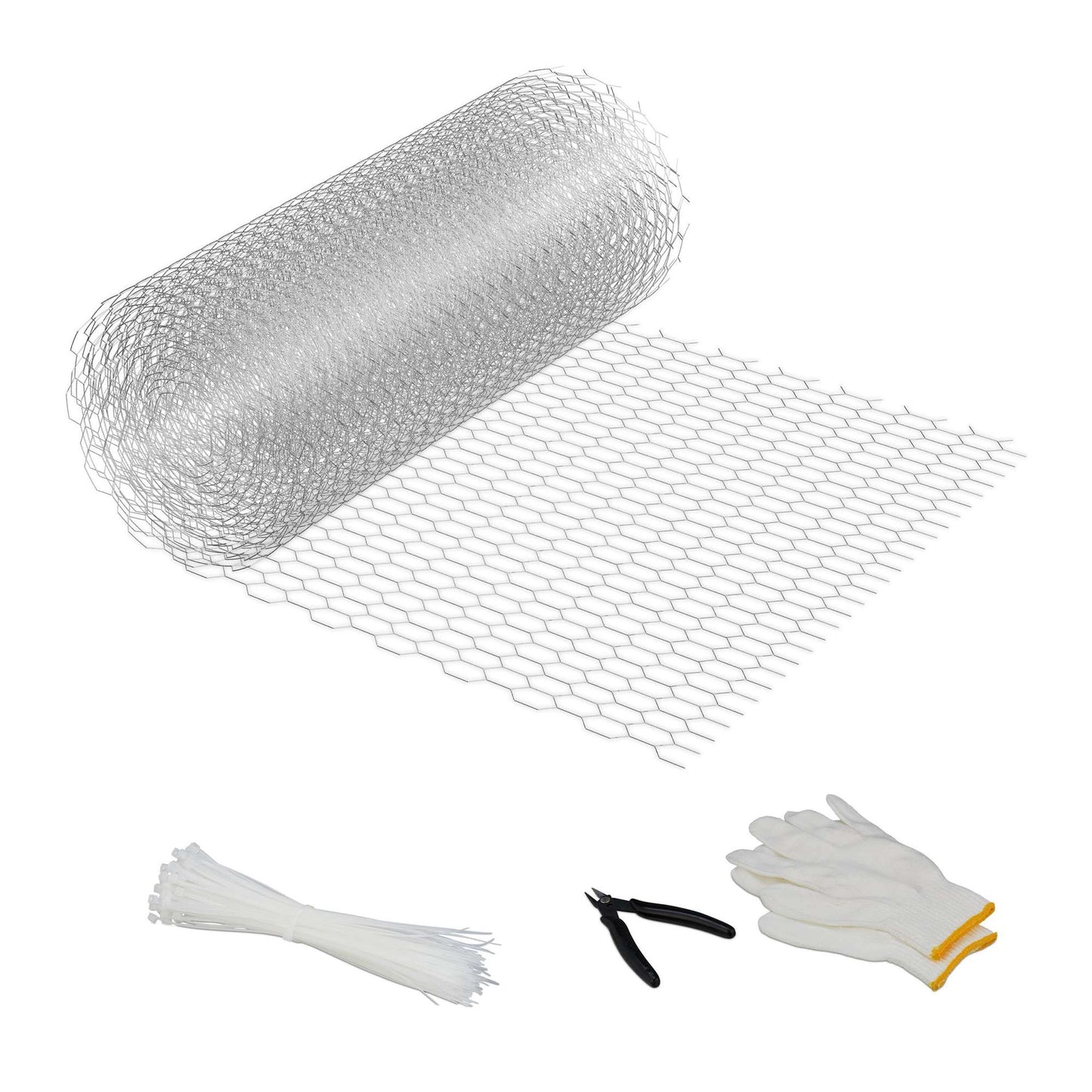 Galvanised Wire Mesh Fence, 15x25 mm, Cut-to-Size