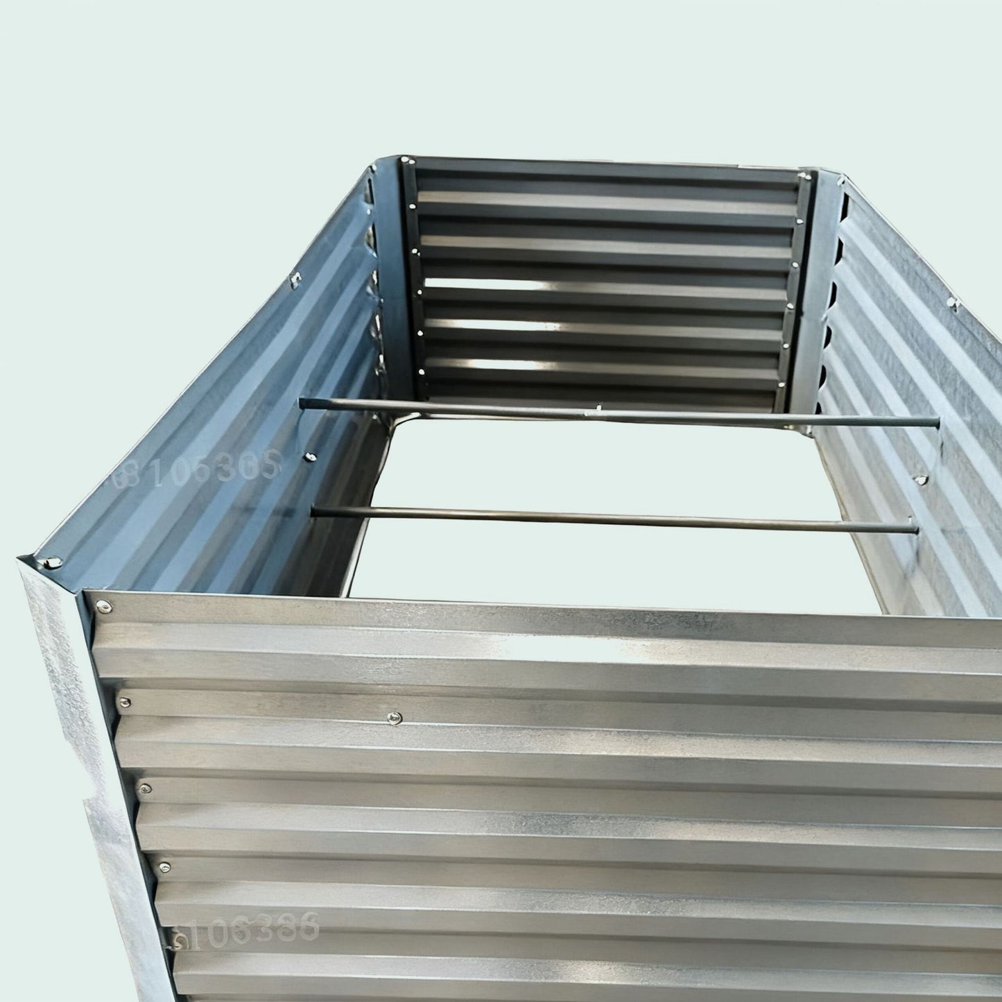 Galvanized Raised Garden Bed 57x180x90 cm