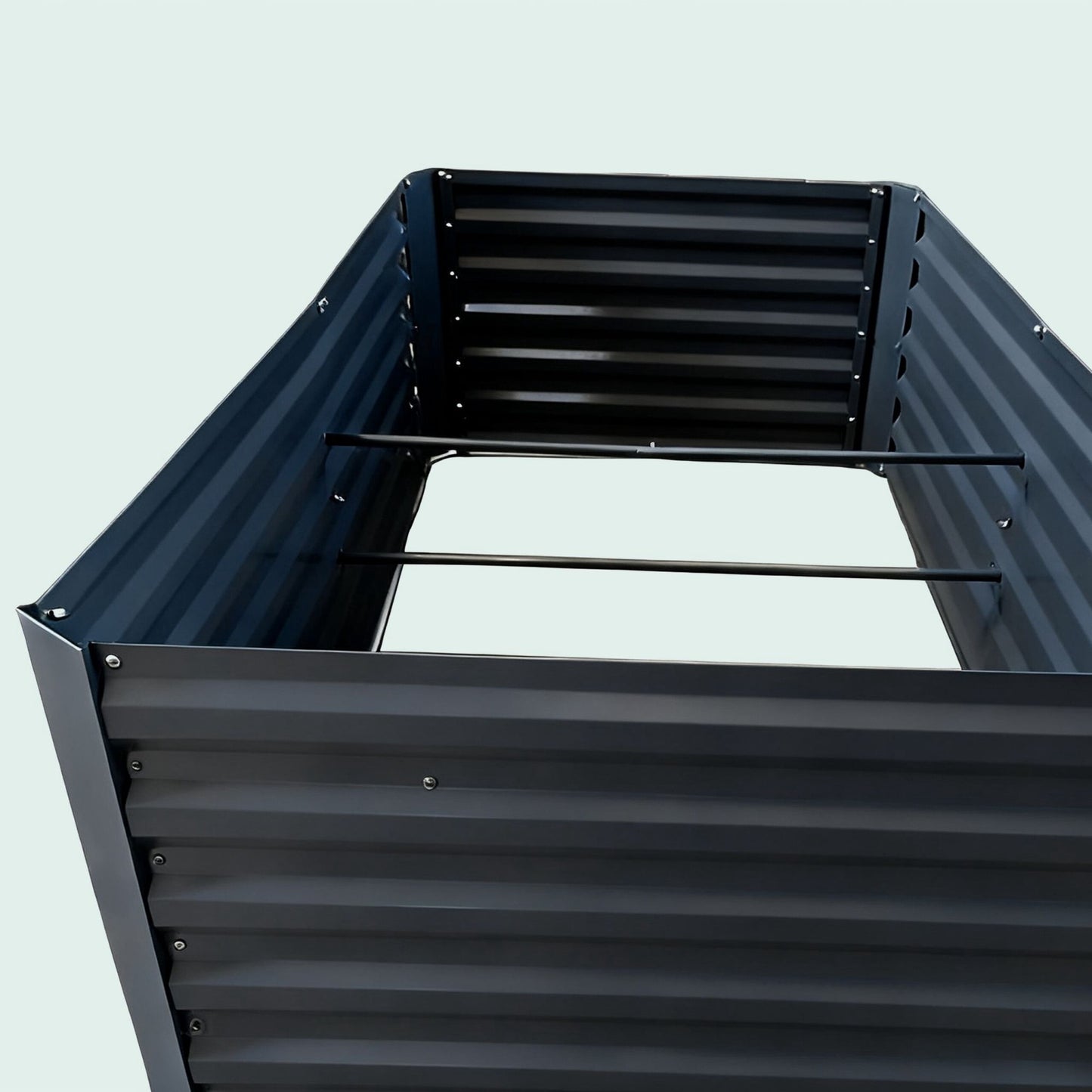 Galvanized Raised Garden Bed, 57x180x90 cm