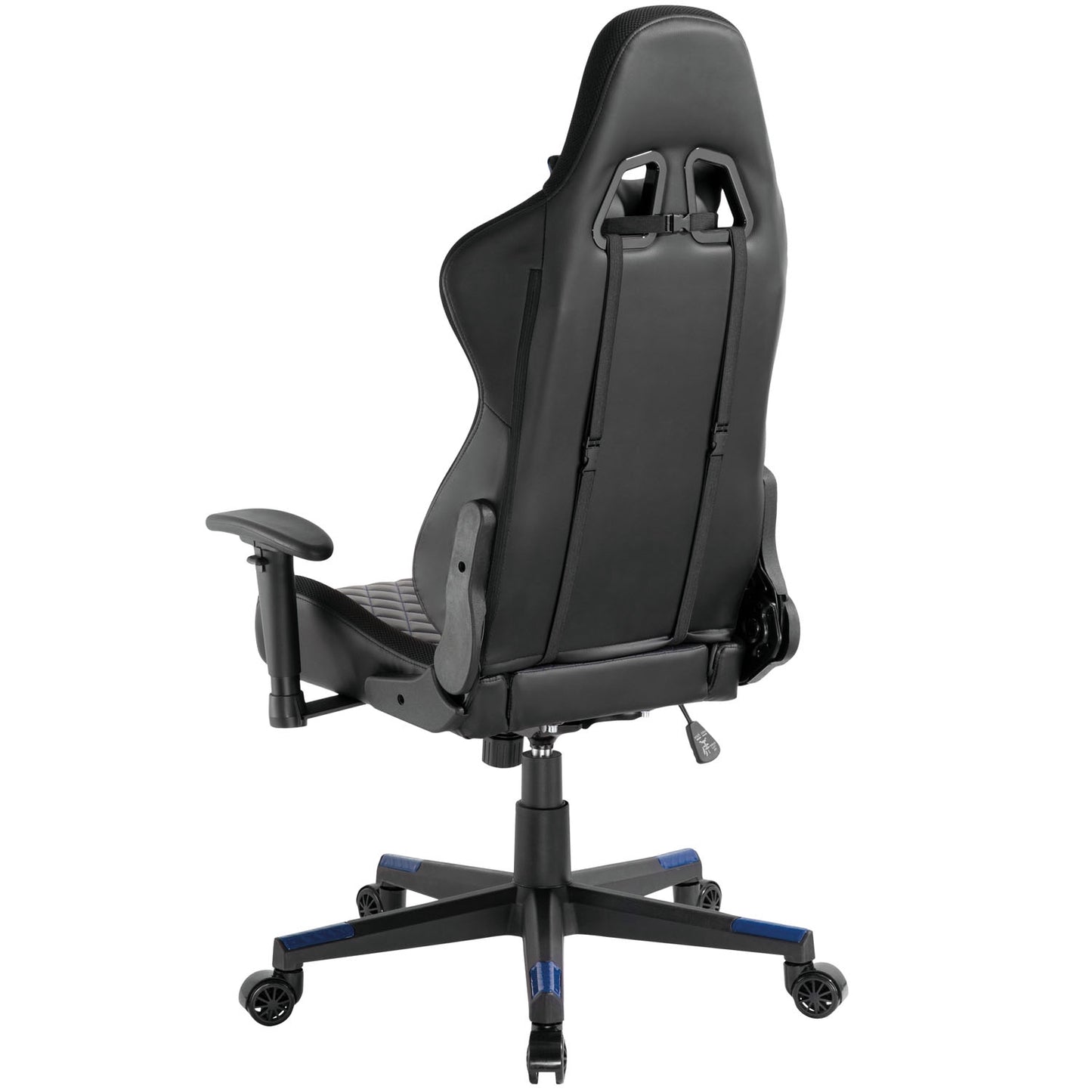 Gaming Chair with RGB Lighting, Black/Blue, Ergonomic Design