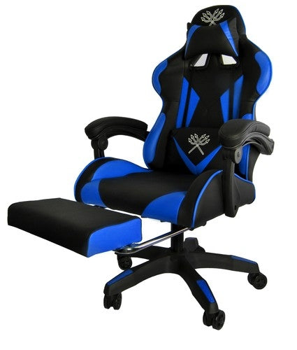 Gaming chair - black and blue Dunmoon
